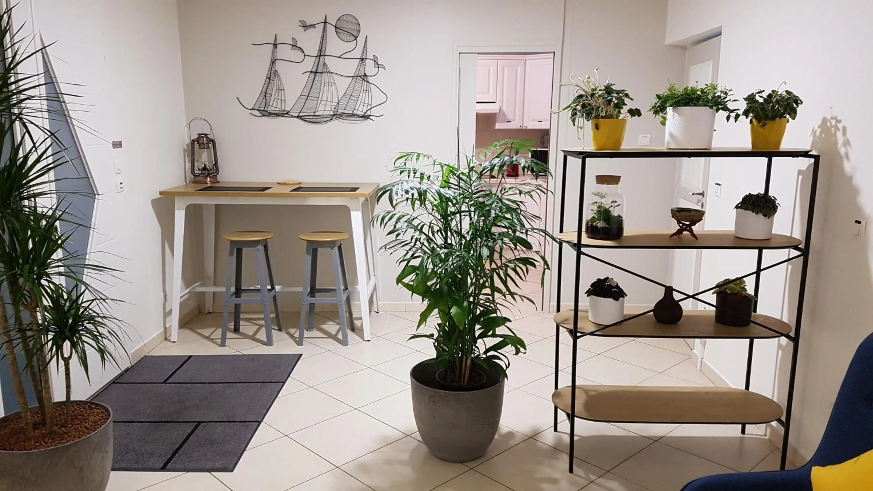 Lobby or reception in Hôtel et Chambres d'hôtes Les Mureaux - Les chambres de la Marina