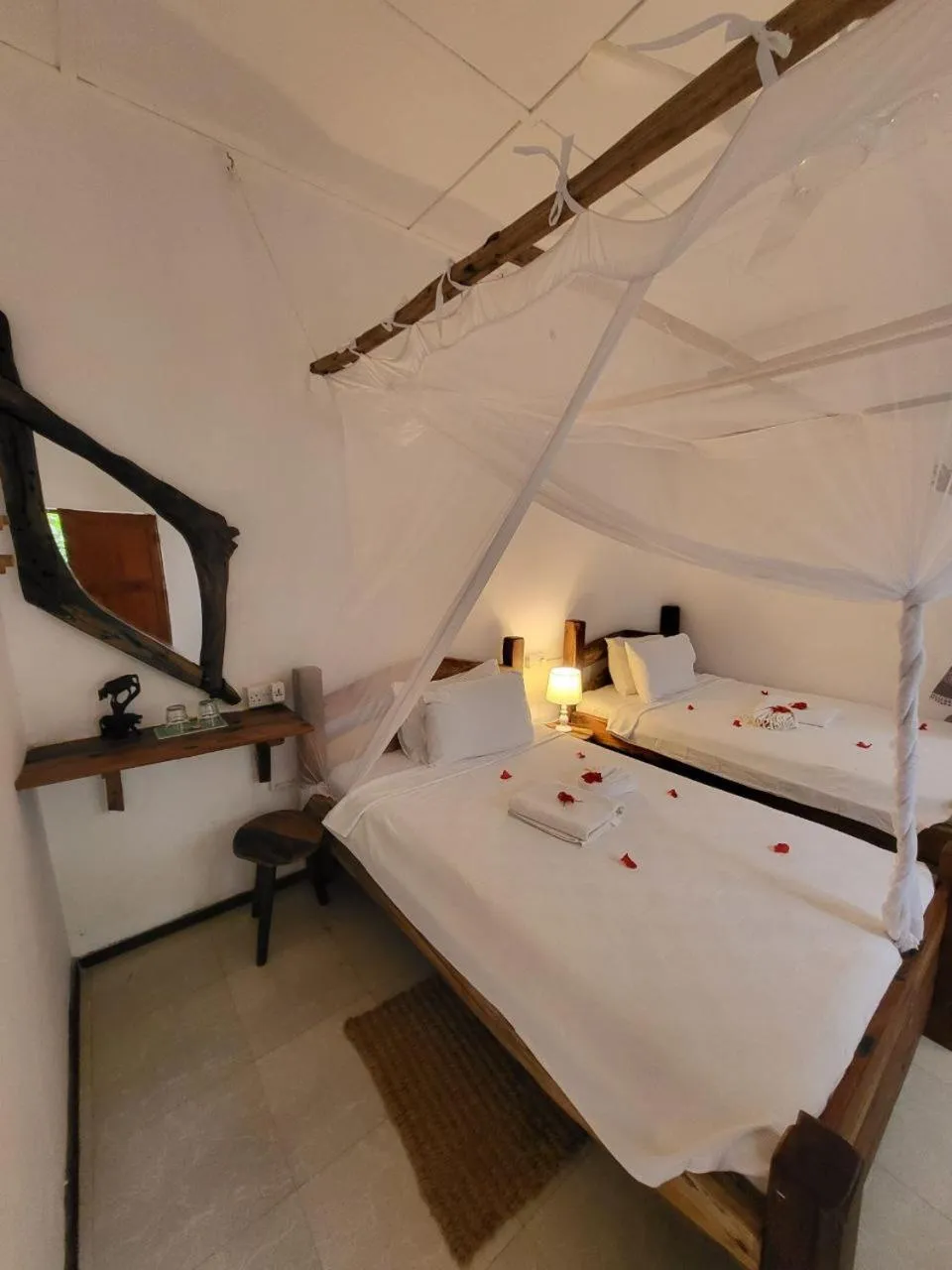 Bed in Babalao Bungalows