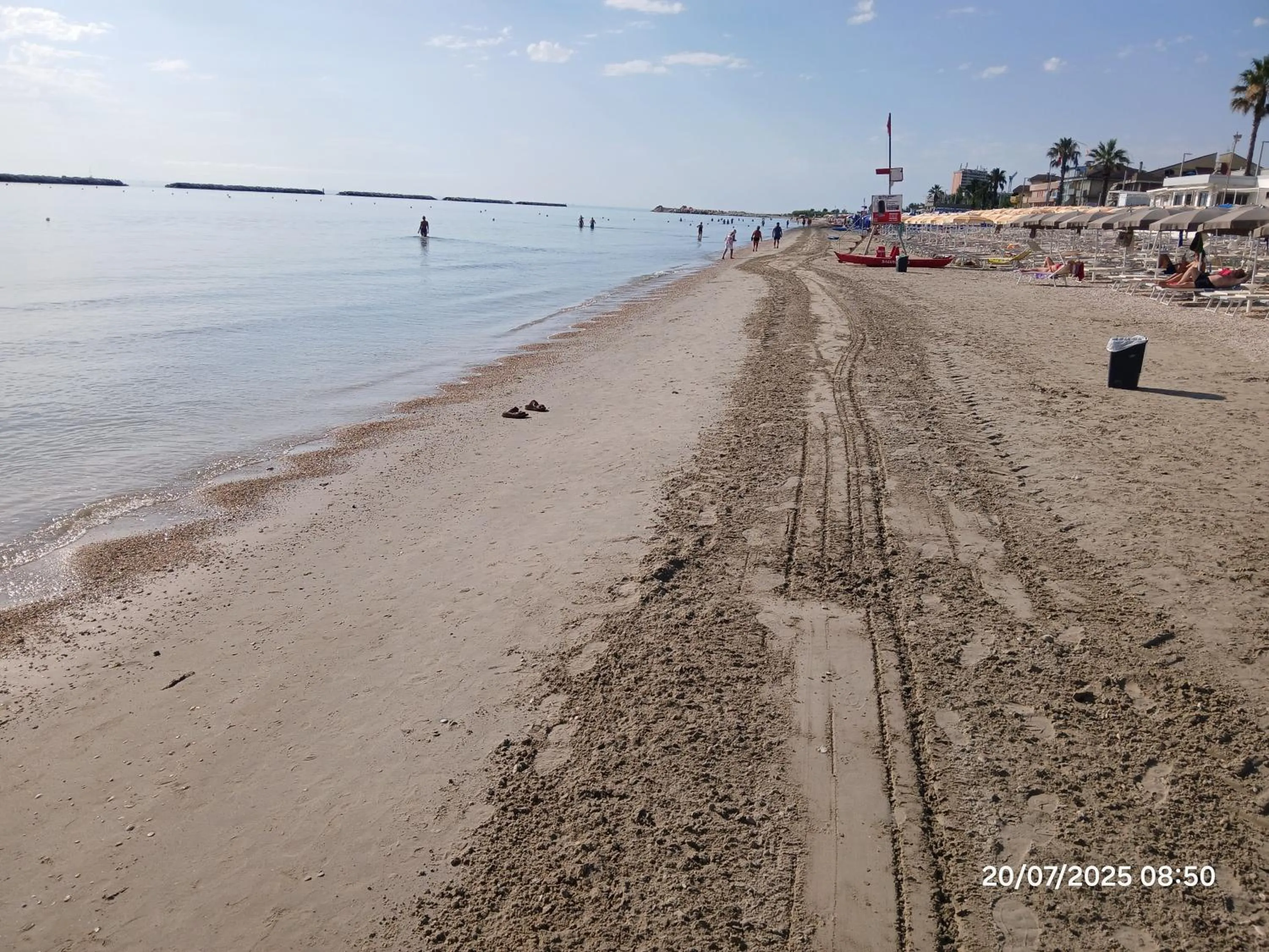 Beach in fronteMare Faleria