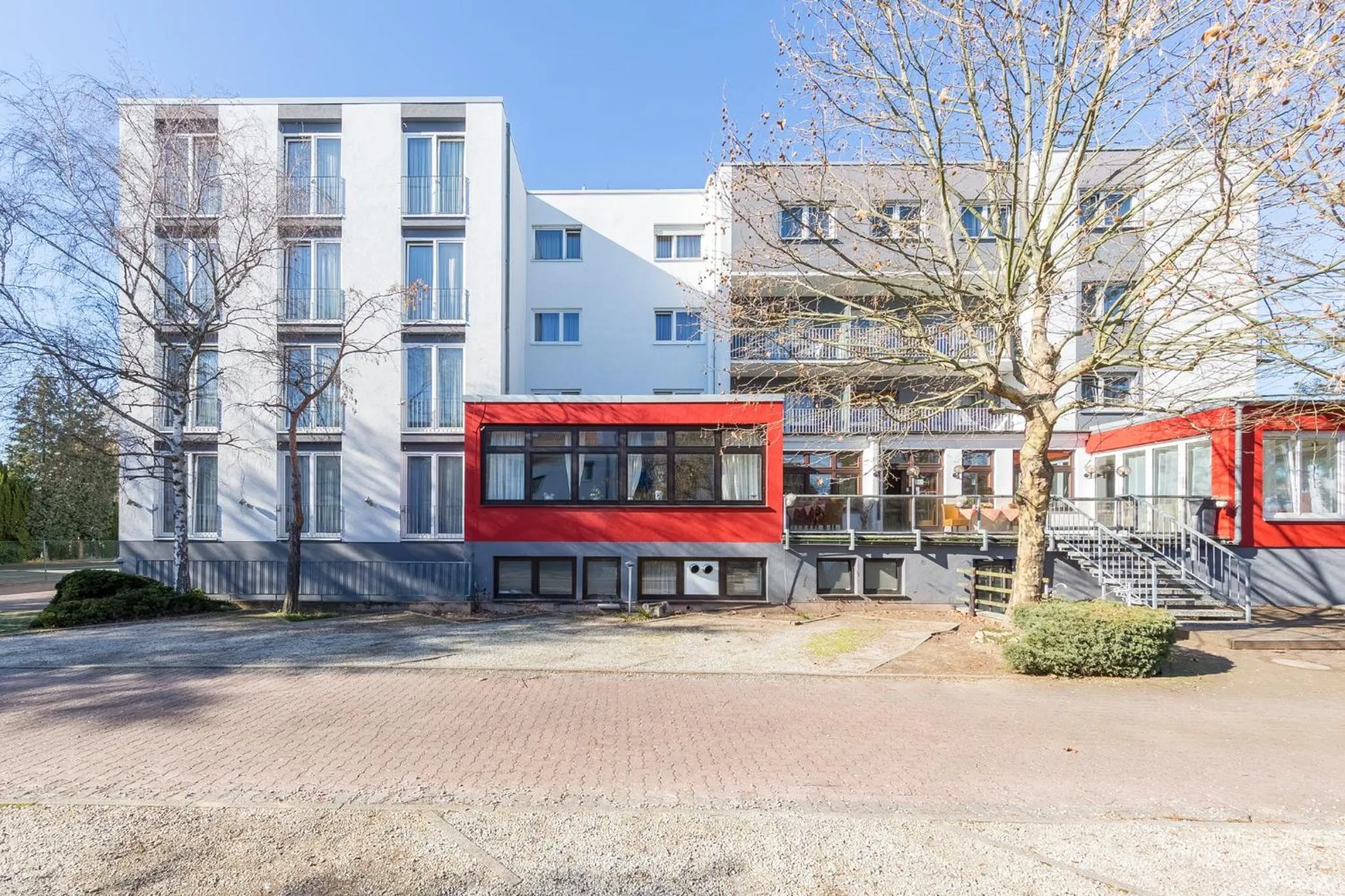 Patio in Hotel Klein Frankfurt