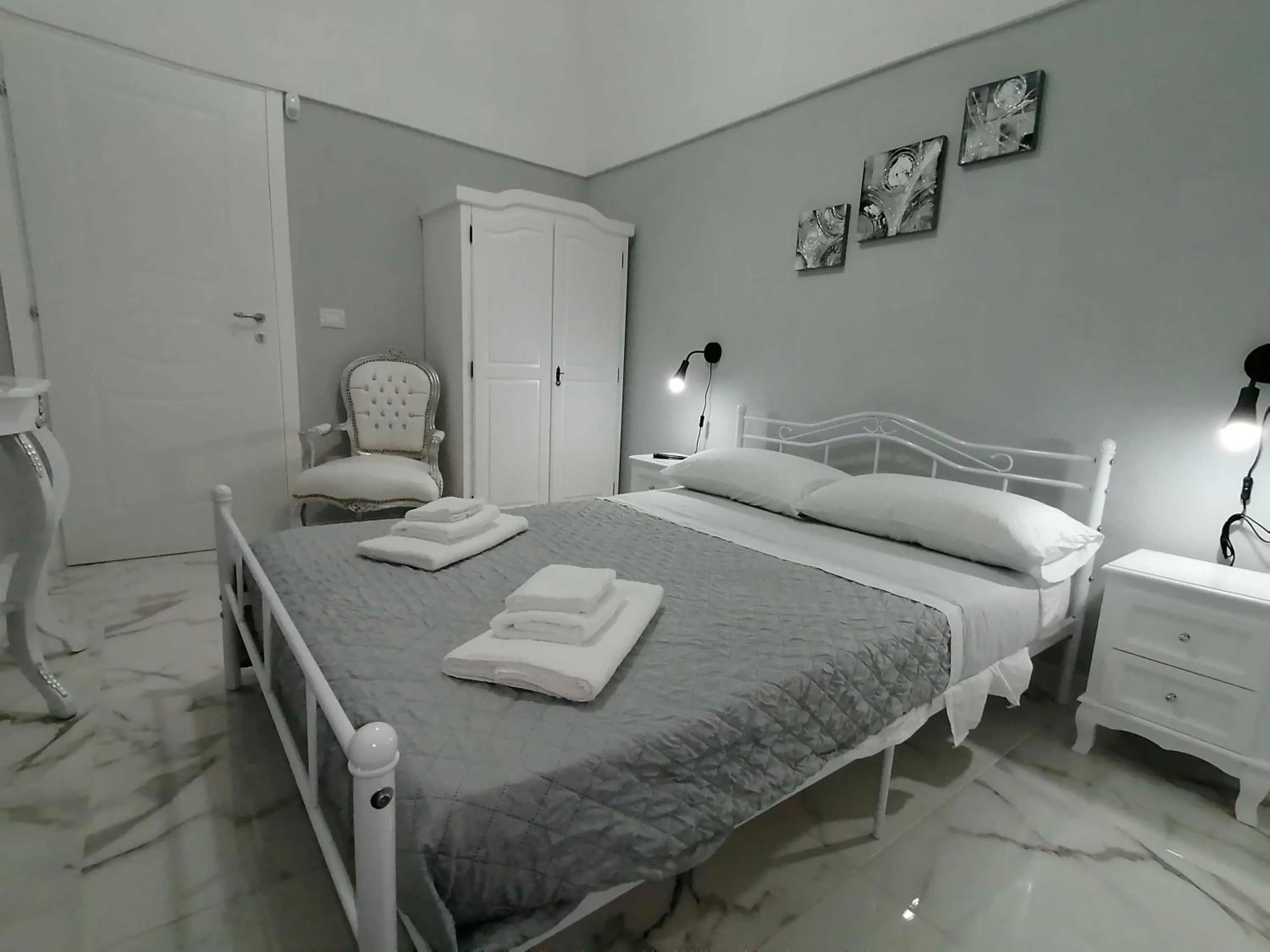 Bed in B&B WHITE HOUSE