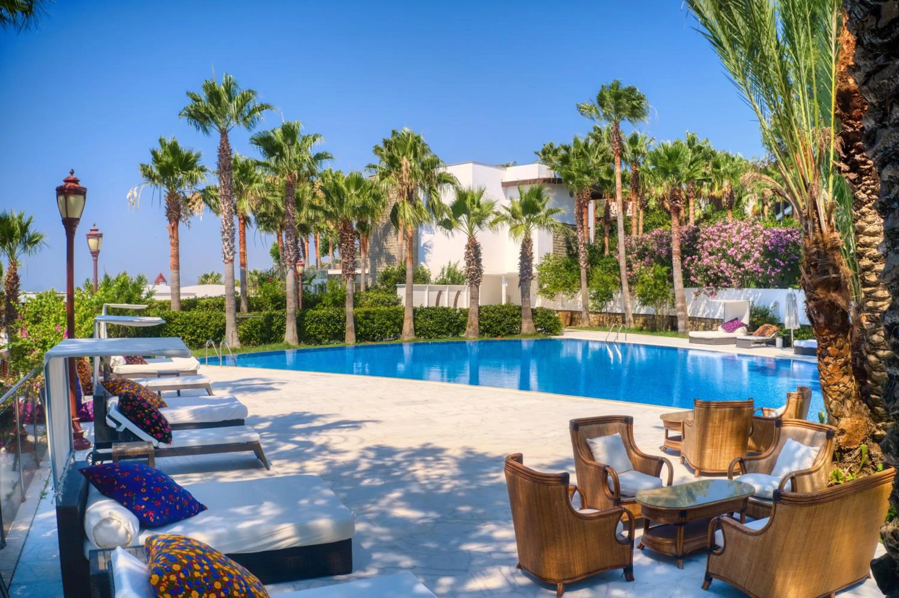 Pool view in Hillstone Bodrum Hotel & Spa