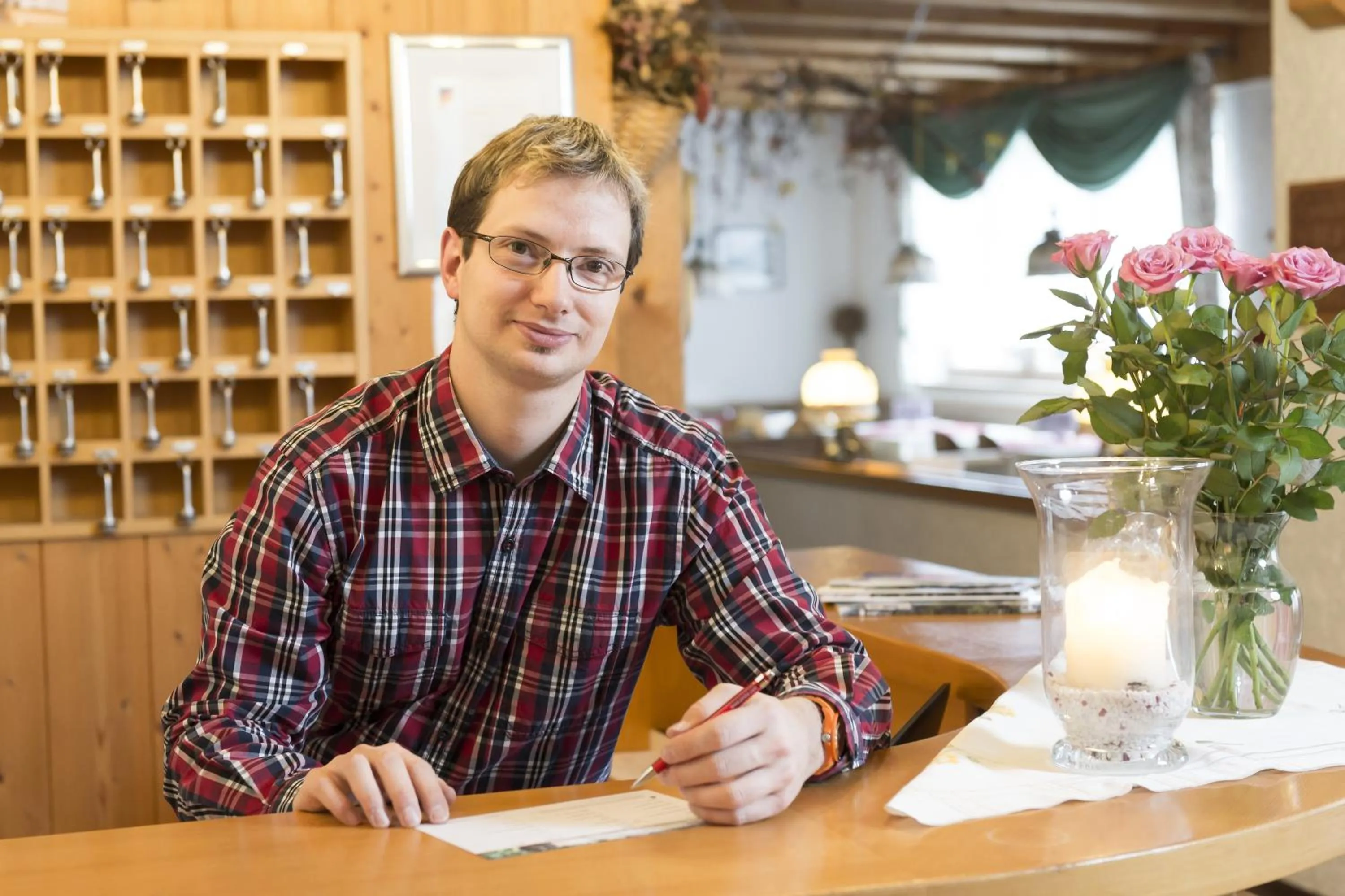 Lobby or reception in Hotel Dreisonnenberg