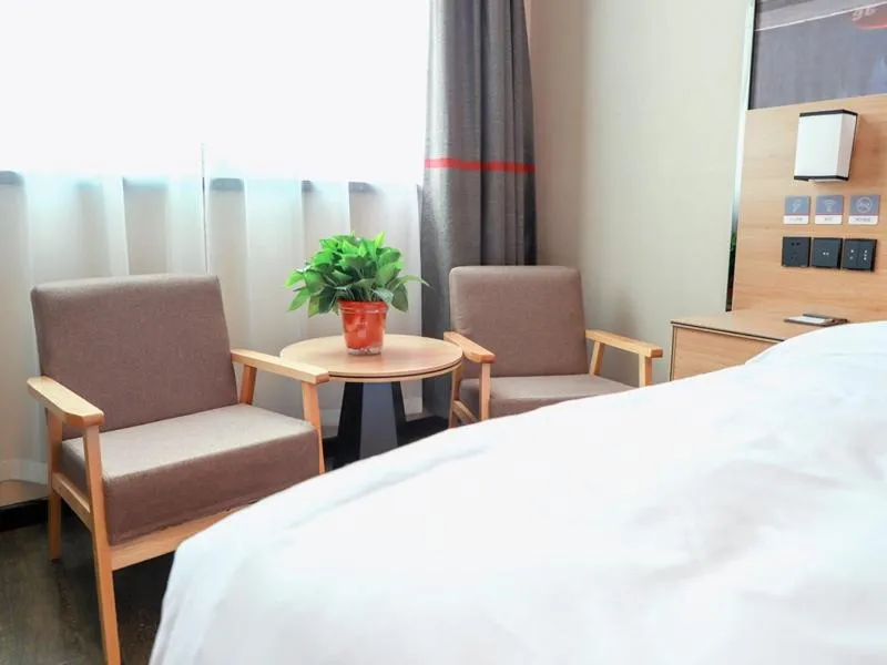 Bed in Thank Inn Chain Hotel Shanxi Yuncheng Ruicheng County Dongmao Plaza Store