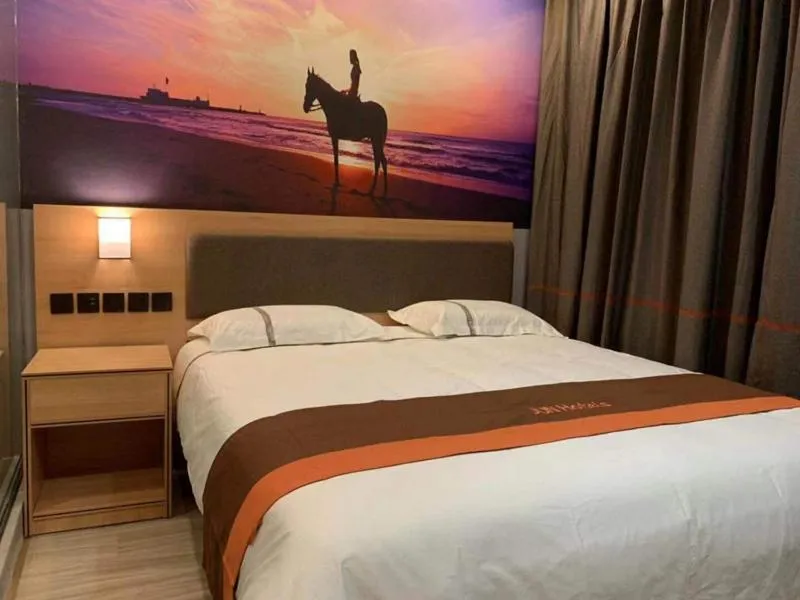Bed in JUN Hotels Hebei Baoding Rongcheng Banzheng North Street Store