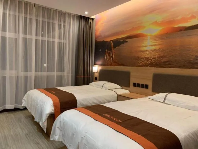 Bed in JUN Hotels Hebei Baoding Rongcheng Banzheng North Street Store