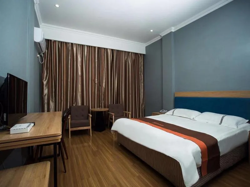 Bed in JUN Hotels Jiangsu Wuxi Jiangyin Changjing Coach Station Store
