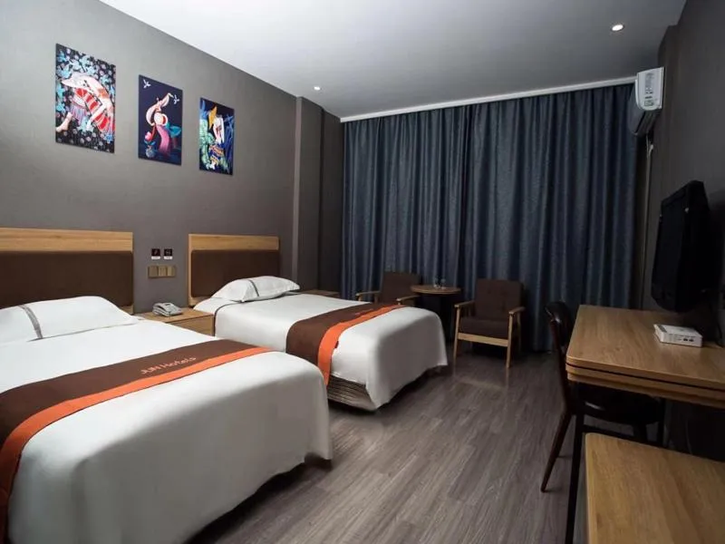 Bed in JUN Hotels Jiangsu Wuxi Jiangyin Changjing Coach Station Store