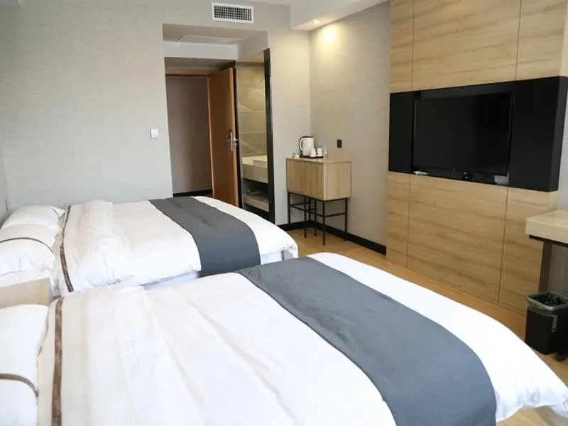 Bed in Thank Inn Chain Hotel Shanxi Jinzhong Yuci District Yunhua Street
