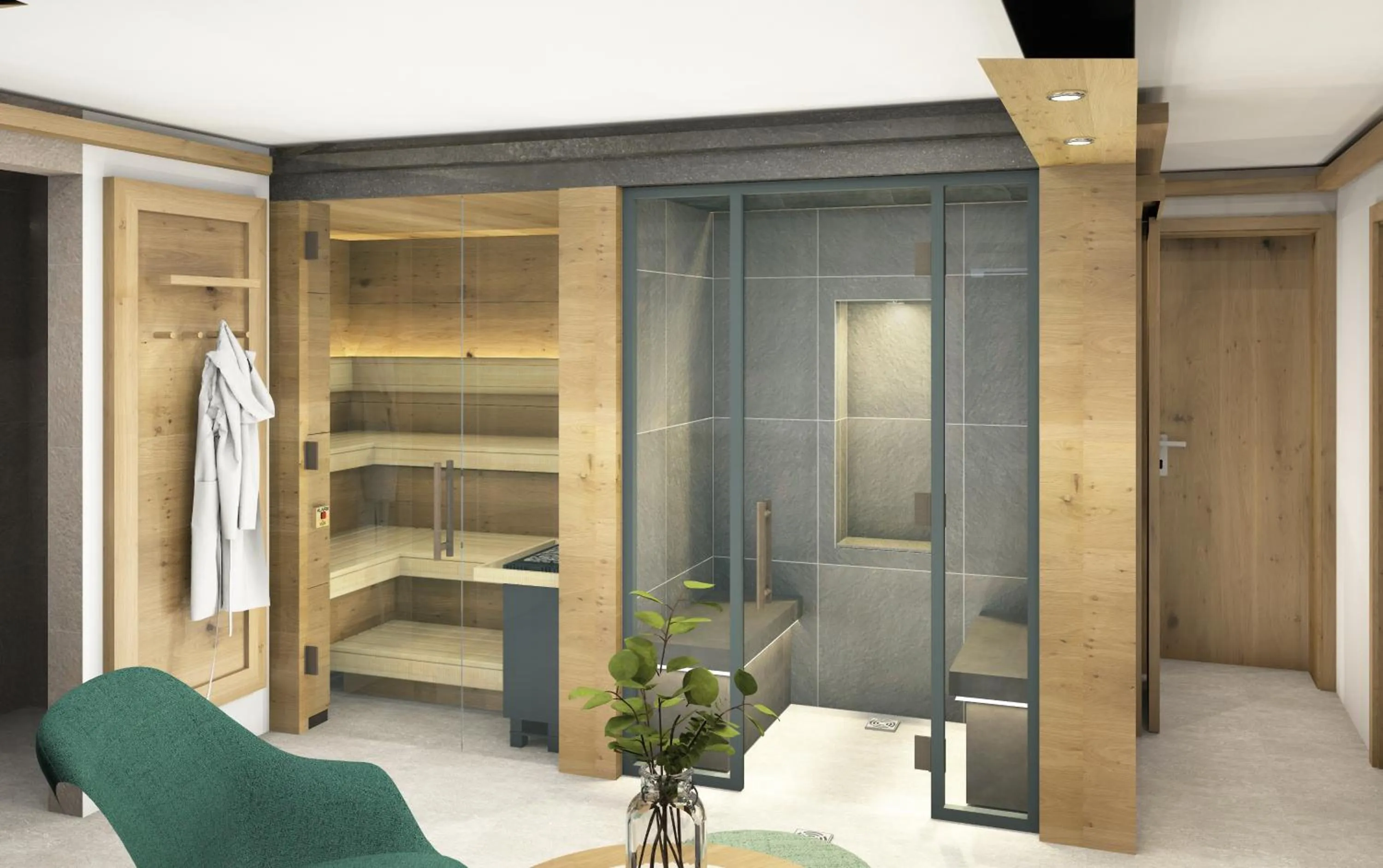 Sauna in Hotel Alpenhof - New Sauna Area