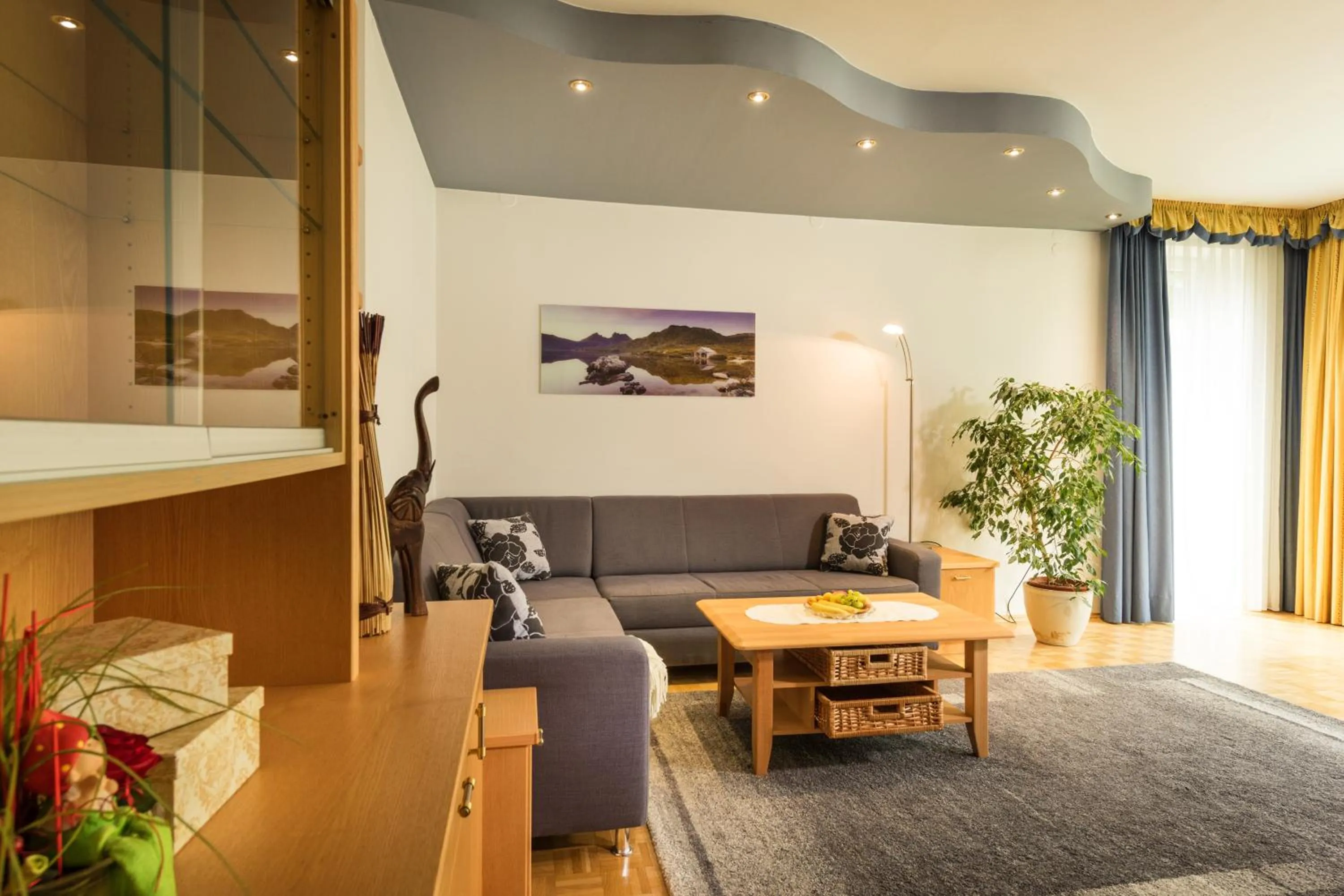 Living room in Hotel Alpenhof - New Sauna Area