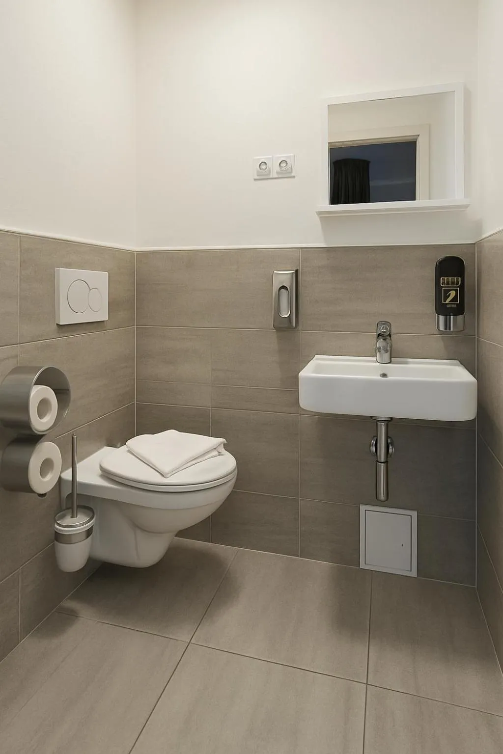 Bathroom in City Hotel Storch