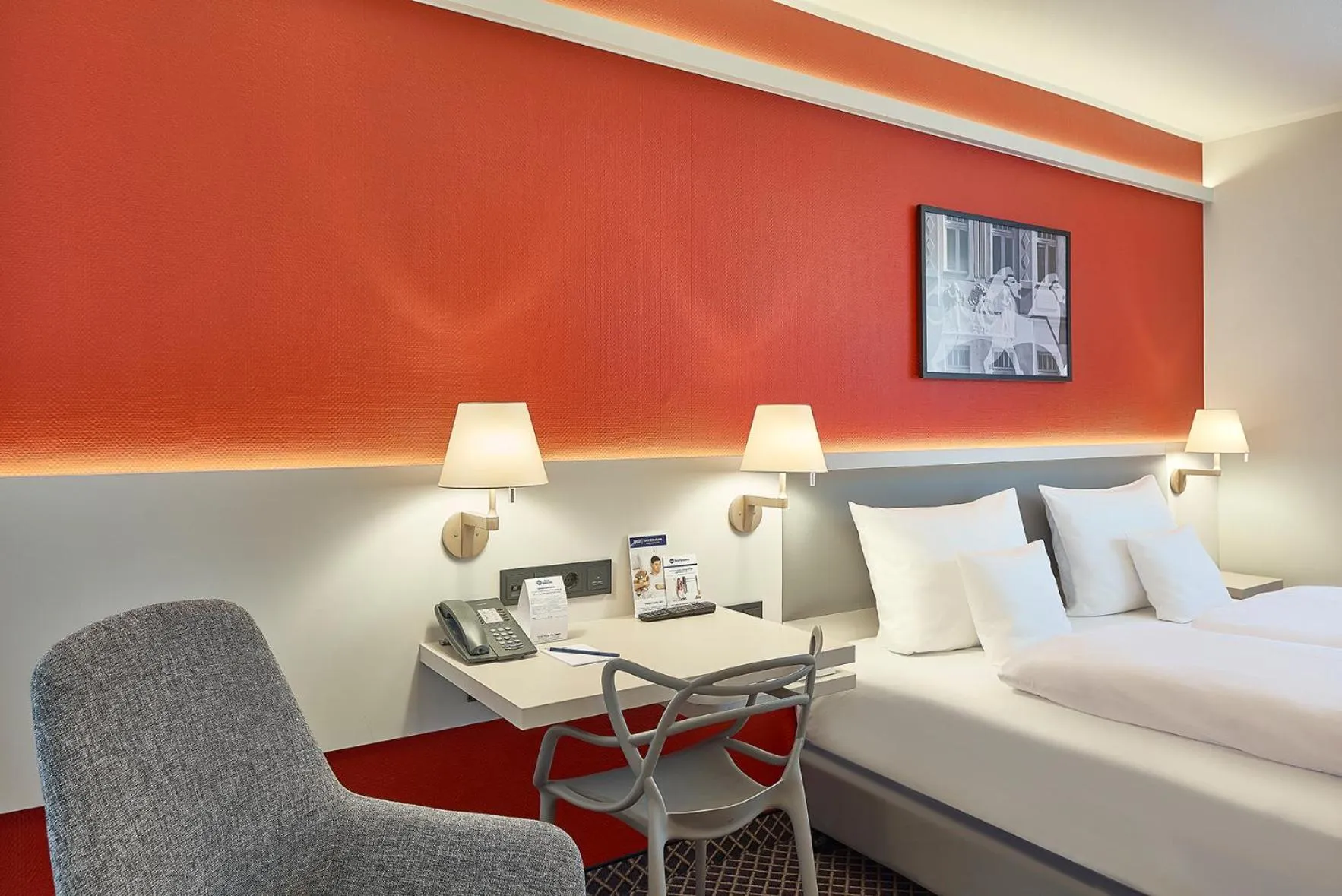 Photo of the whole room, Bed in Best Western Hotel Leipzig City Centre