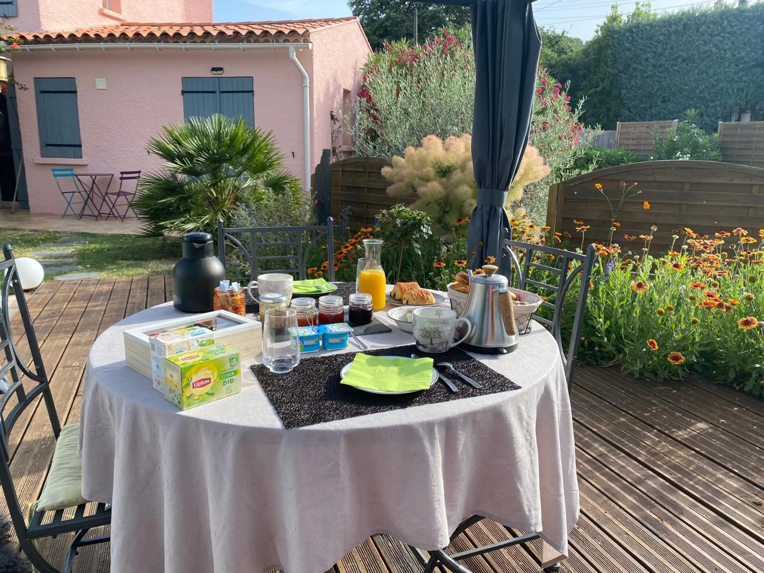Patio in Chambre d’hôtes vaucluse