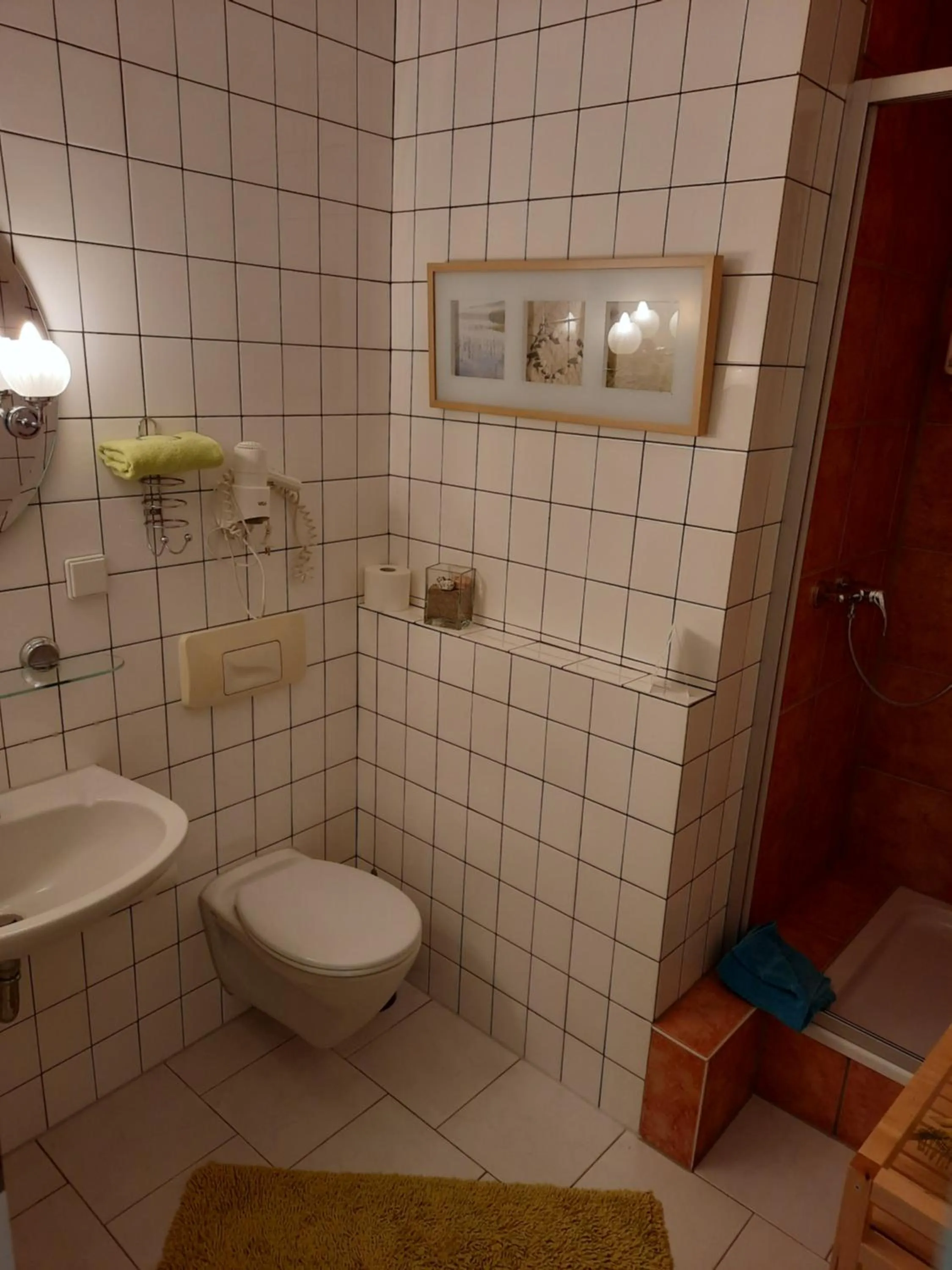 Bathroom in Hermanns Hotel Zum Goldenen Stern