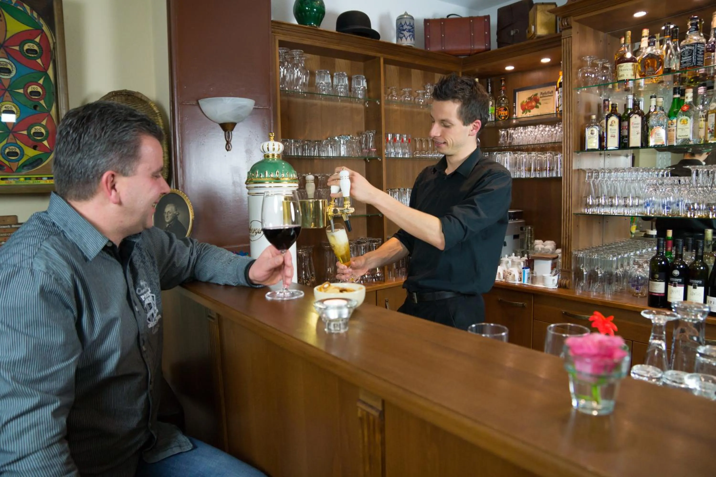 Drinks in Hermanns Hotel Zum Goldenen Stern