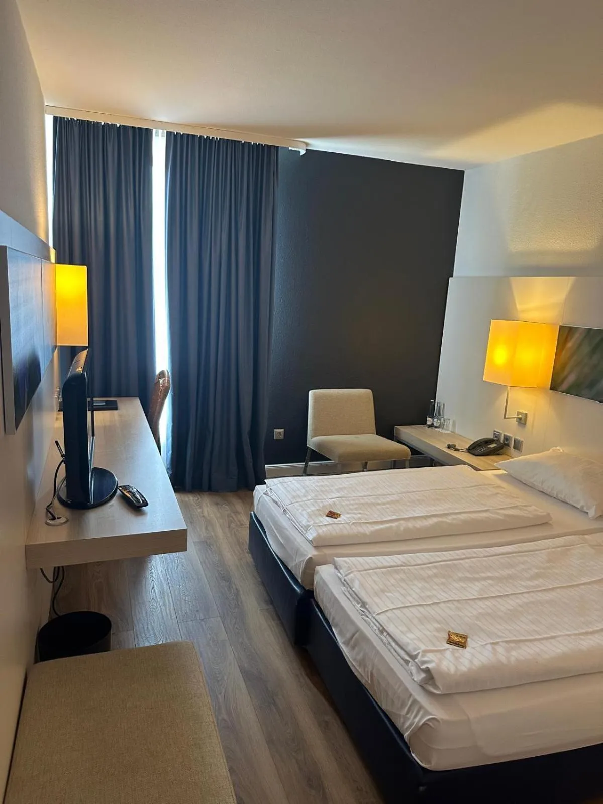 Photo of the whole room, Bed in Concorde Hotel Siegen