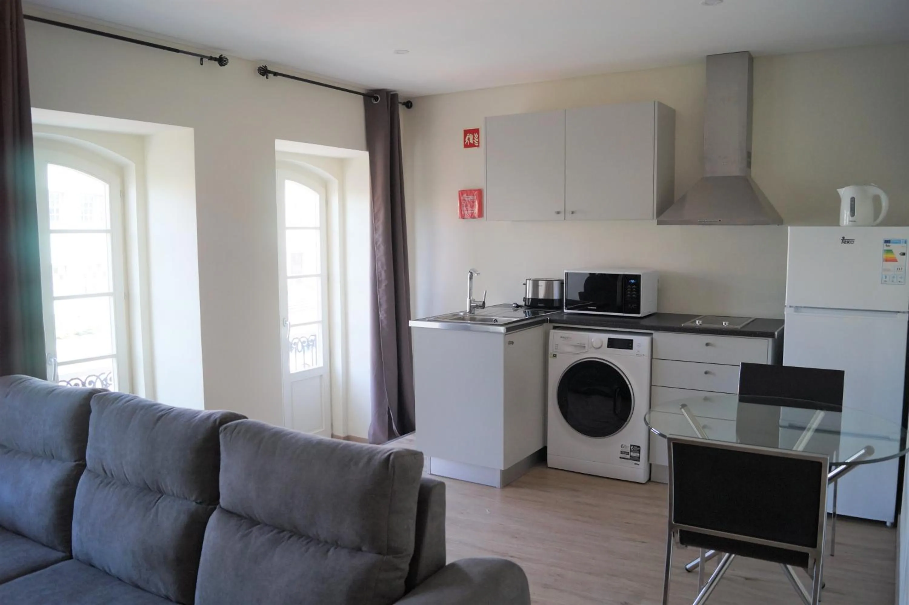 Kitchen or kitchenette in Angra Central Hotel