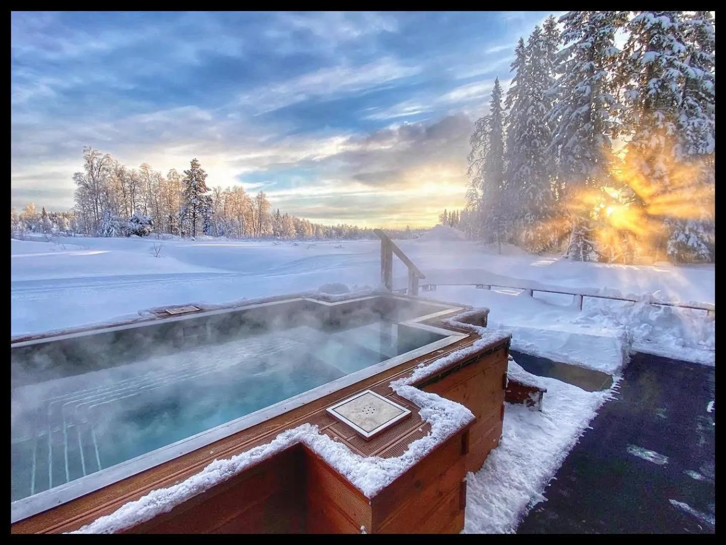 Winter in Big River Camp Hotel & Spa