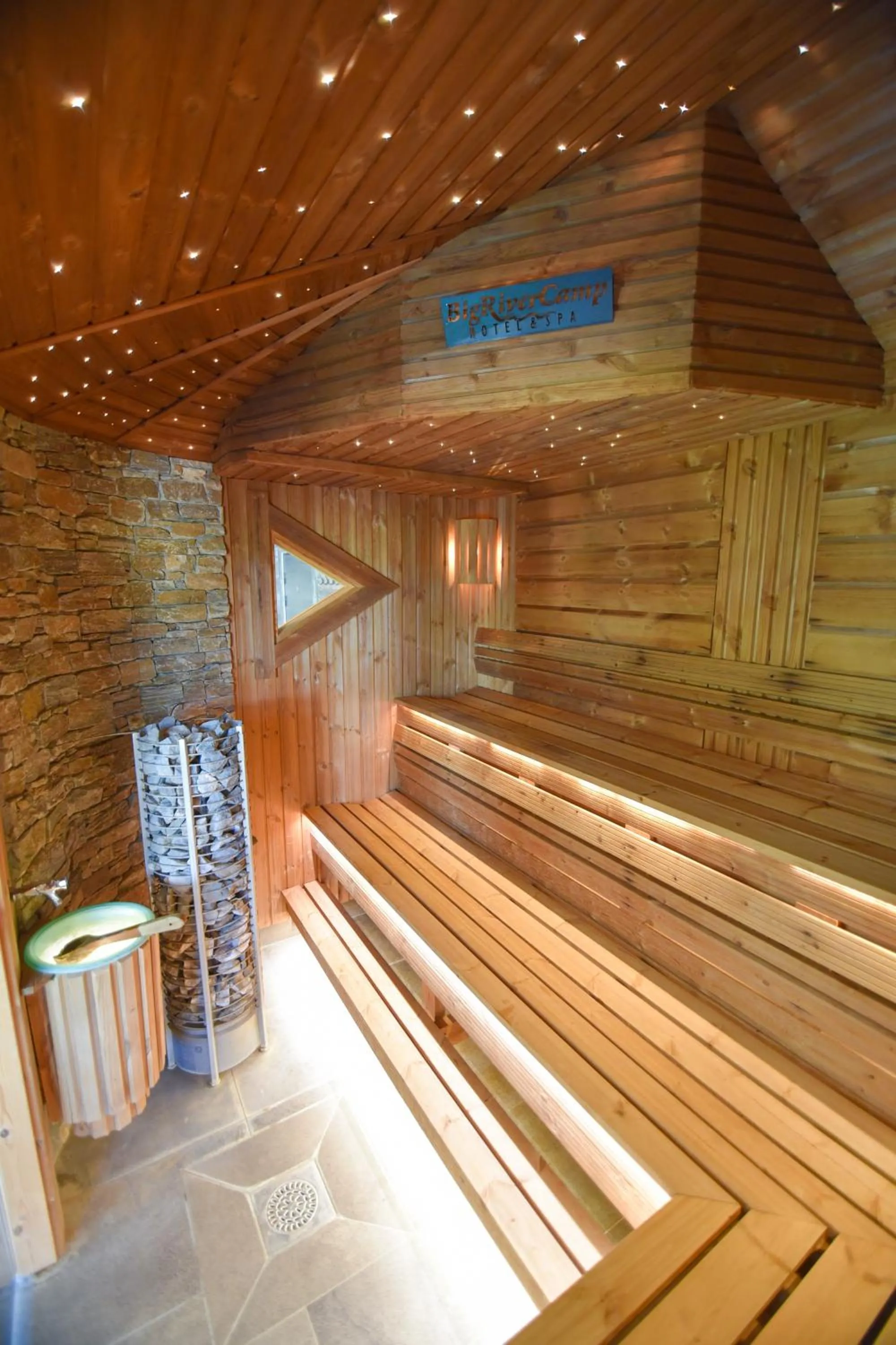 Sauna in Big River Camp Hotel & Spa