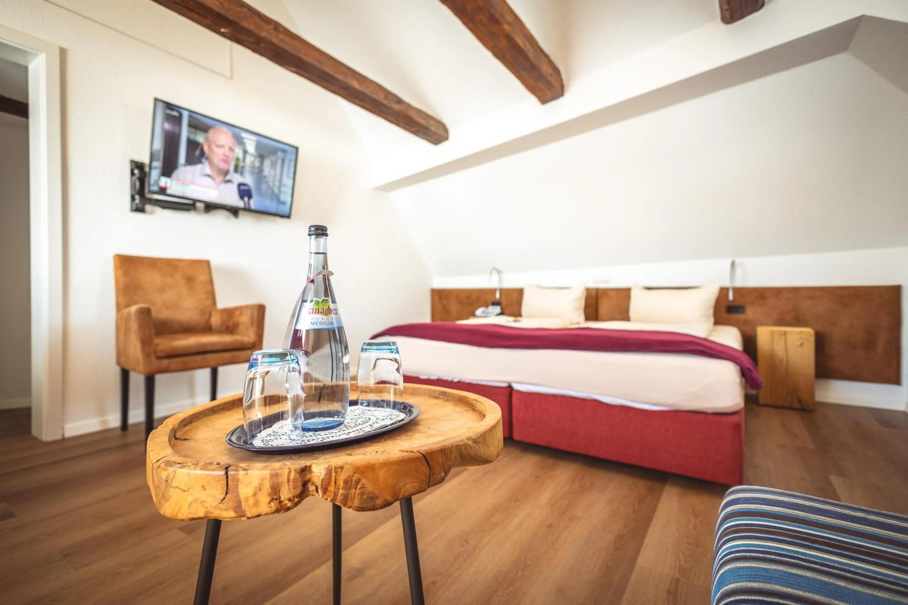 Bed in Hotel Residenz