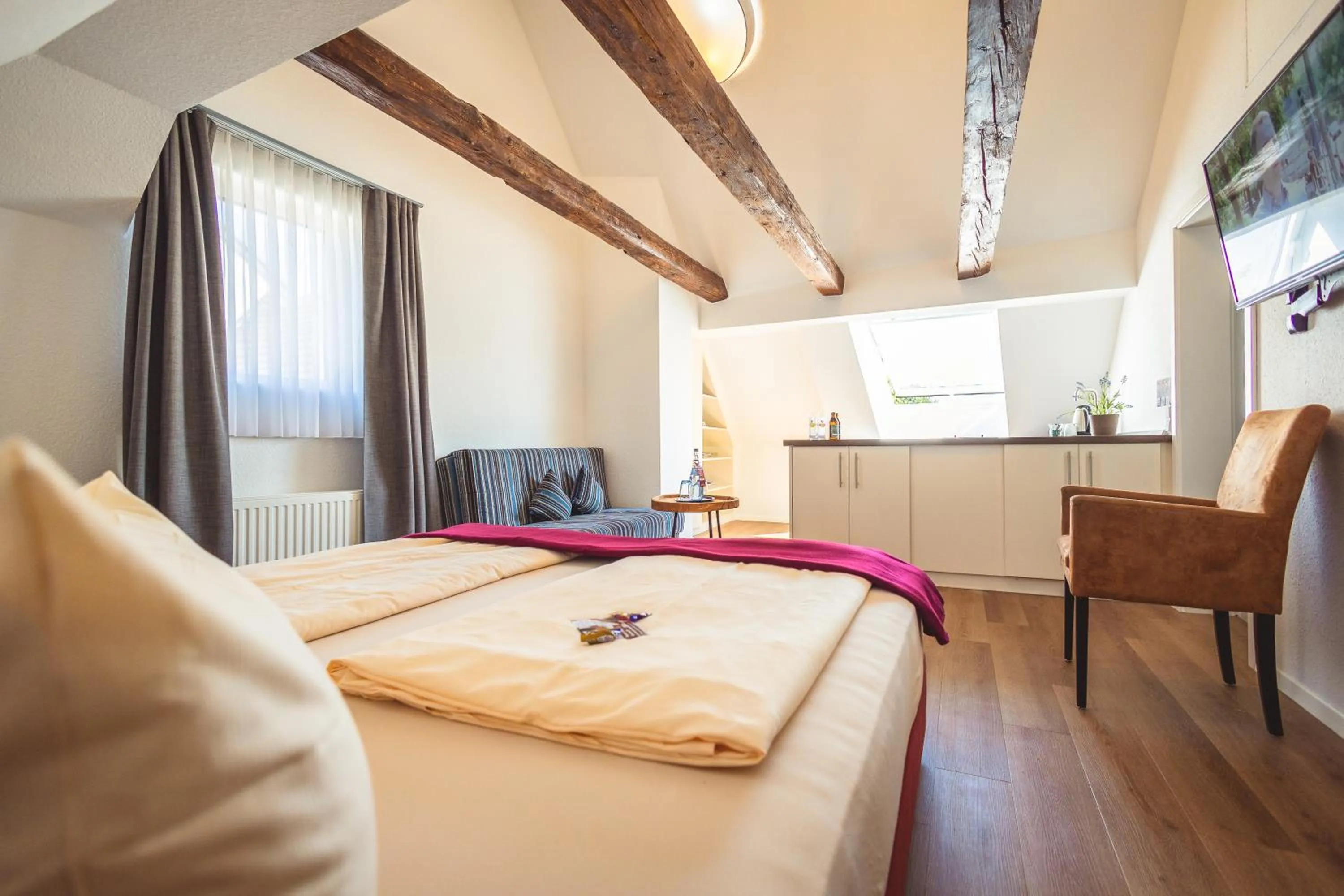 Bed in Hotel Residenz