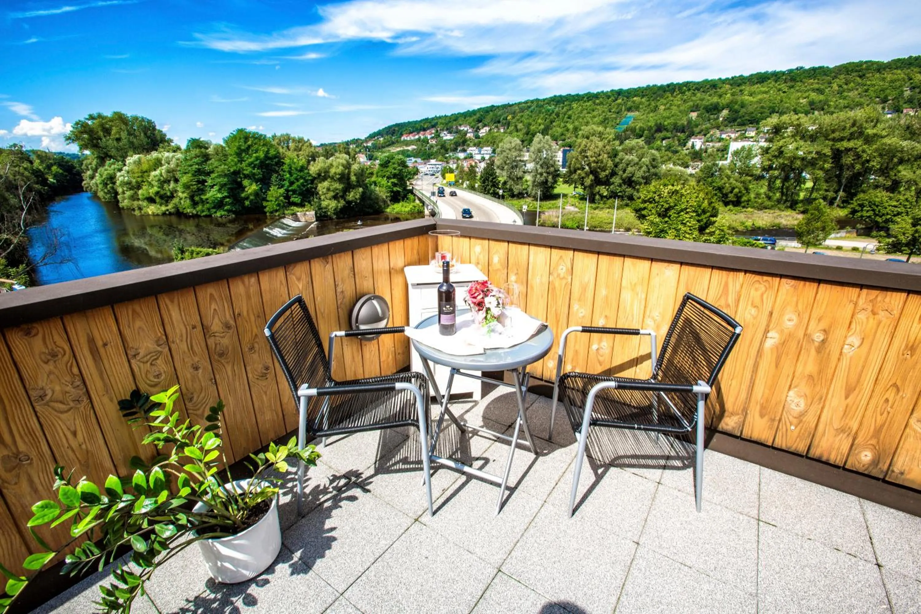 Balcony/Terrace in Hotel Krone