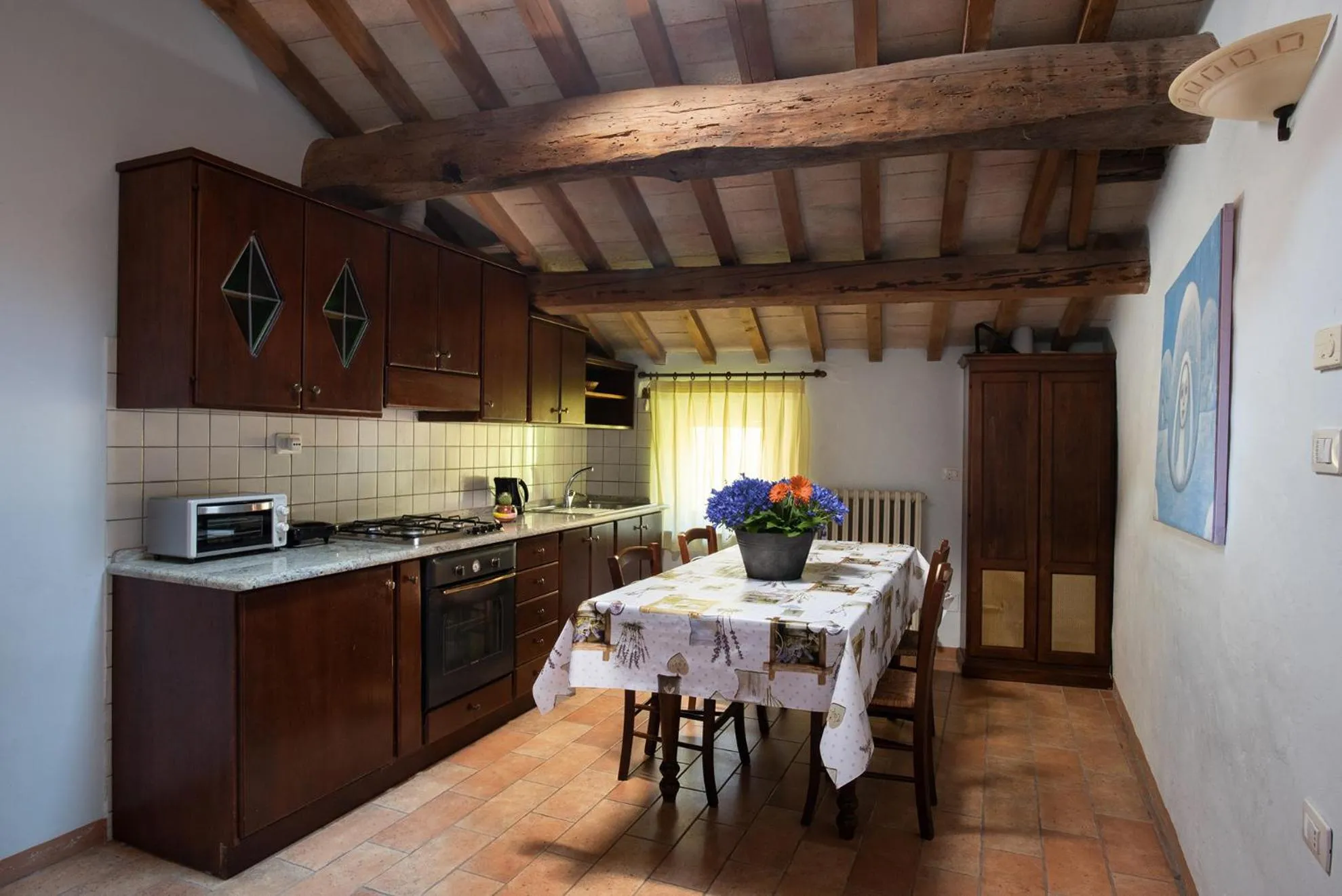 Apartment with Mountain View - single occupancy in Agriturismo Sacchiafarm