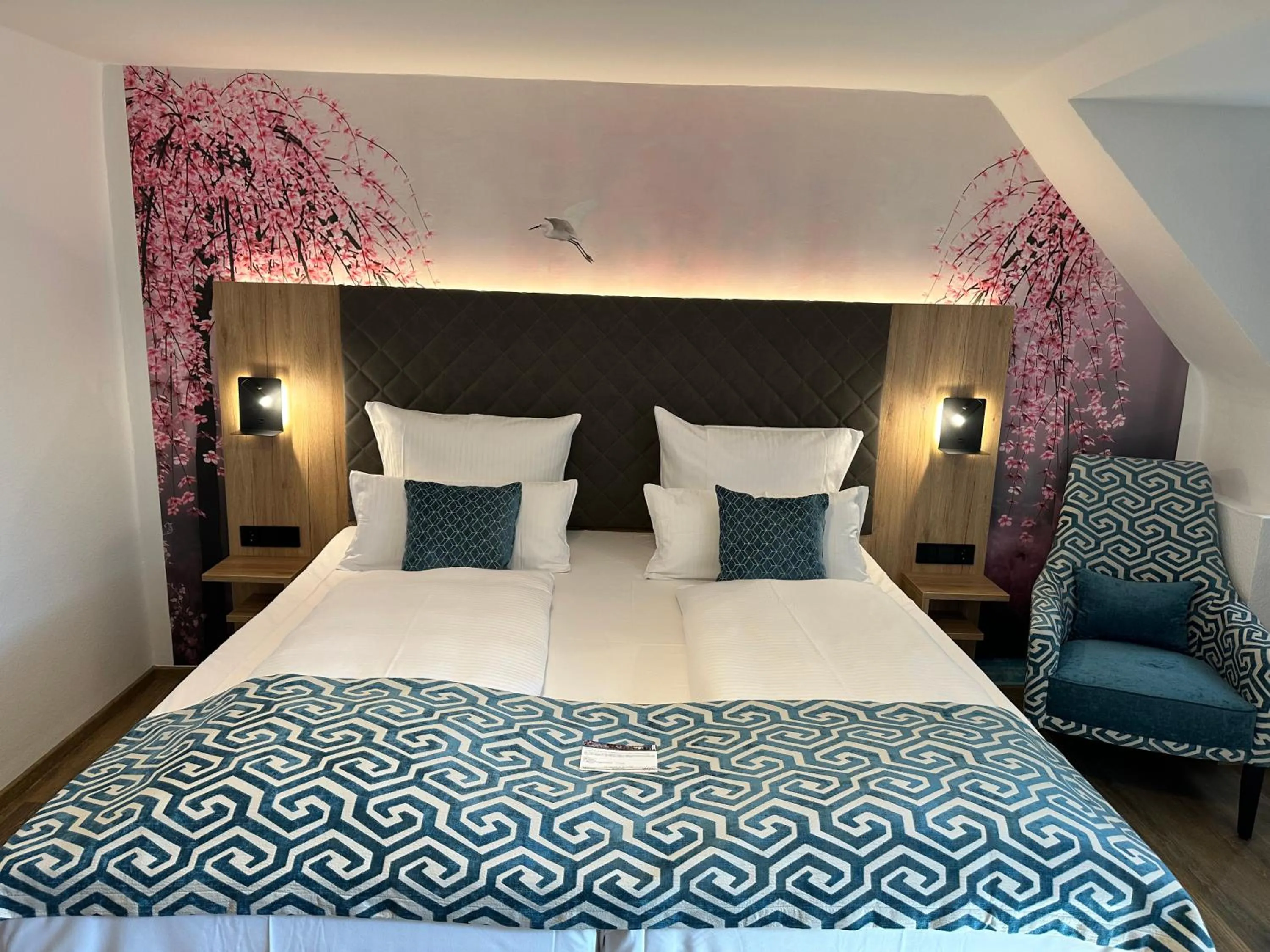 Bedroom, Bed in Akzent Hotel Köhler