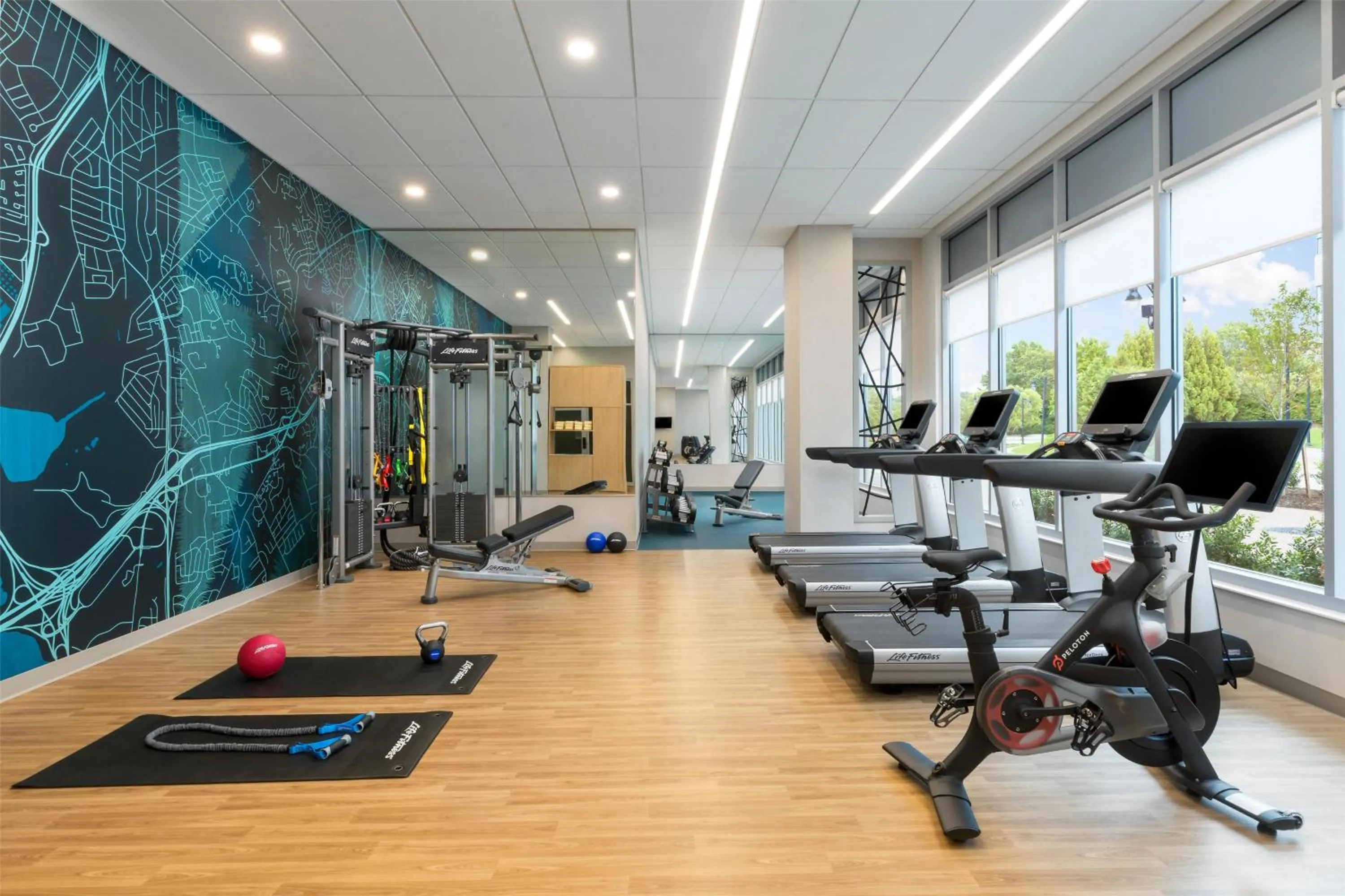 Fitness centre/facilities in Hyatt Place National Harbor