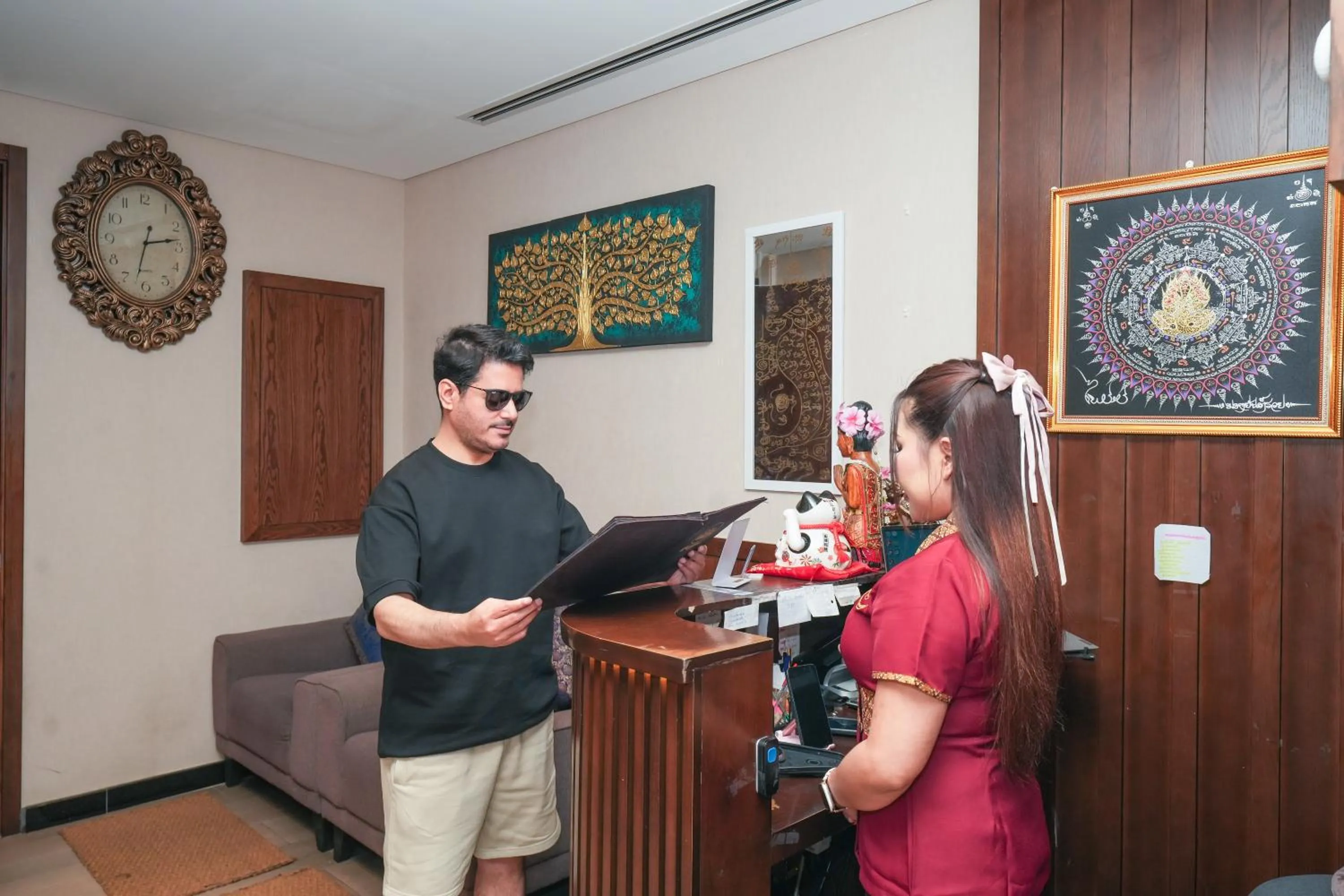 Staff in Eden Garden Hotel Apartment