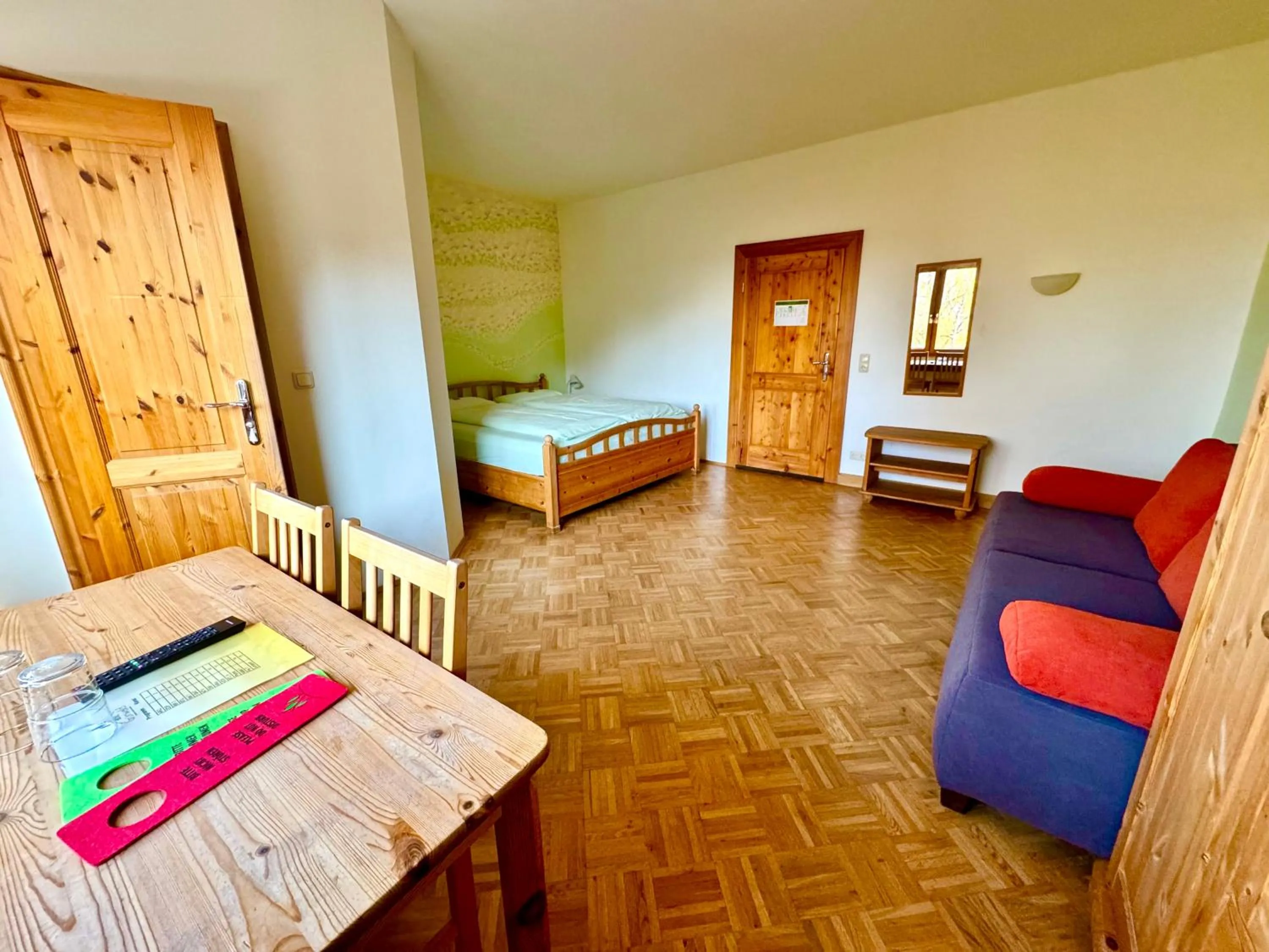 Bed in Hotel Grünwald