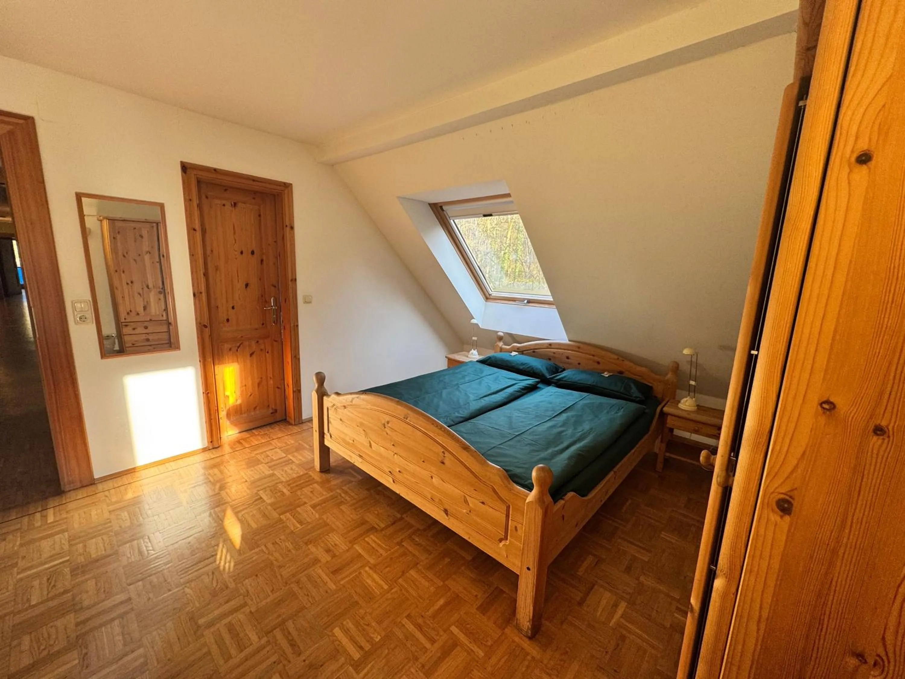 Bed in Hotel Grünwald