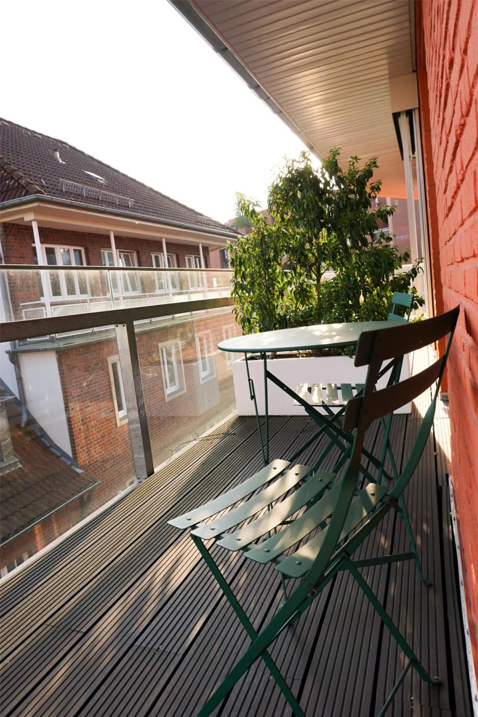 Balcony/Terrace in Central Hotel Münster