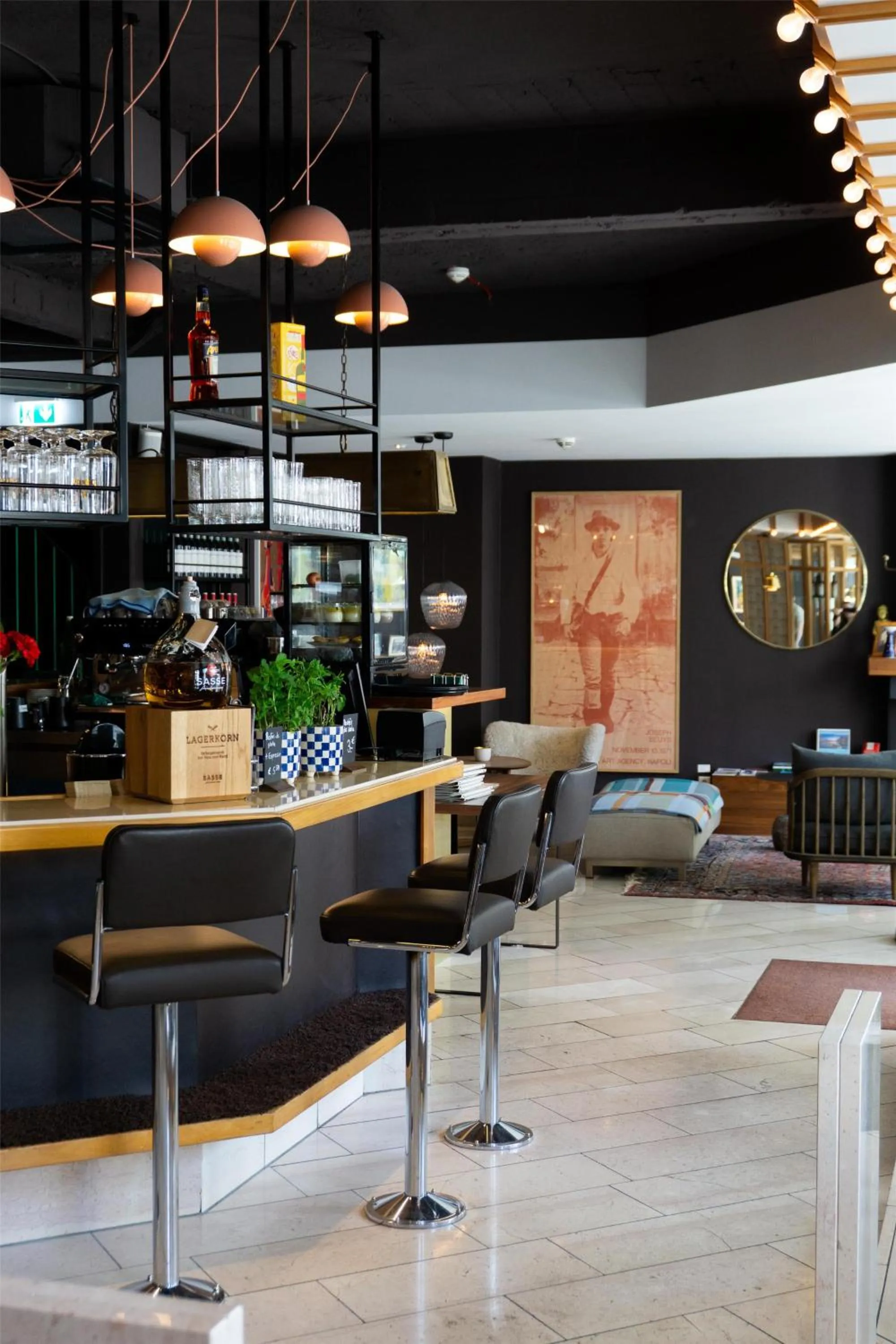 Lobby or reception in Central Hotel Münster