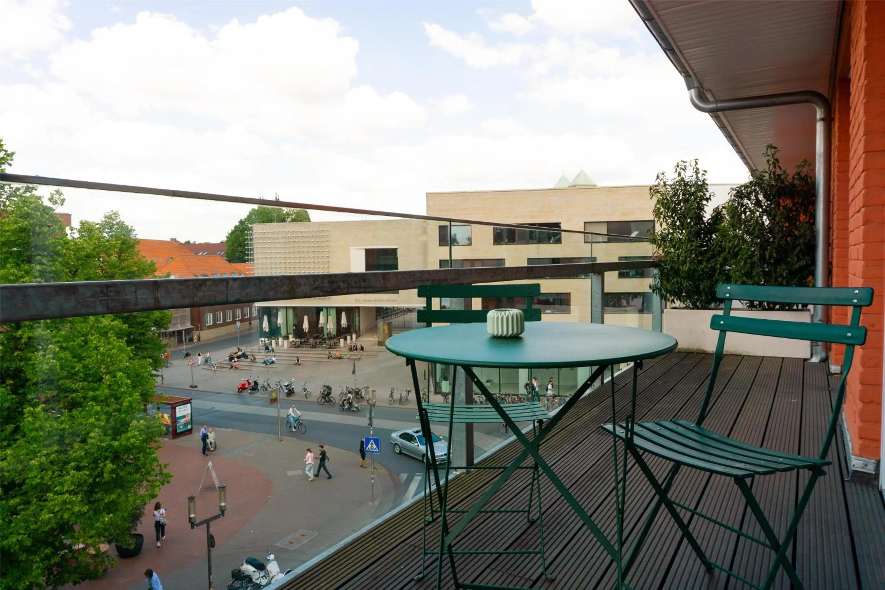 Balcony/Terrace in Central Hotel Münster