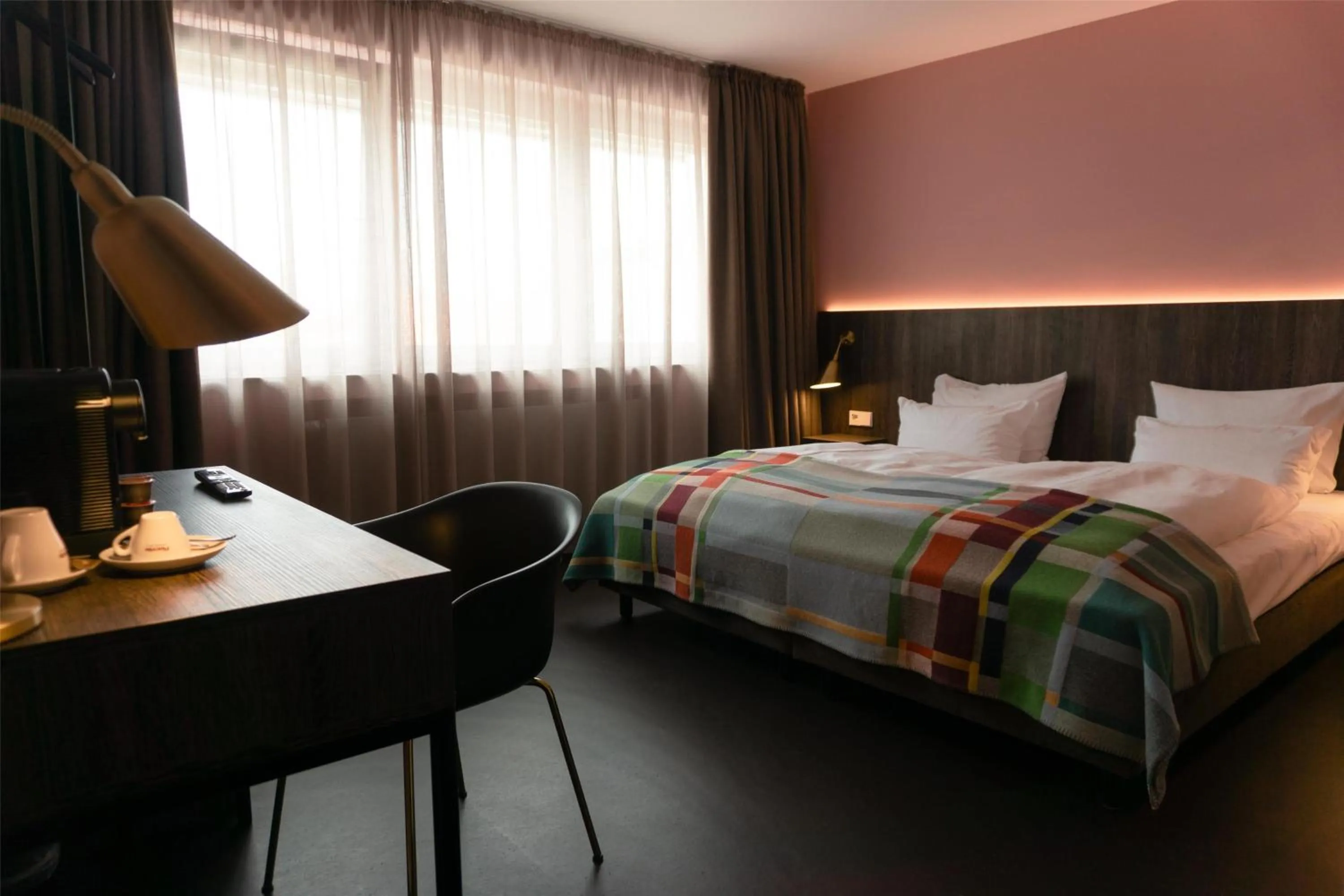 Bedroom, Bed in Central Hotel Münster