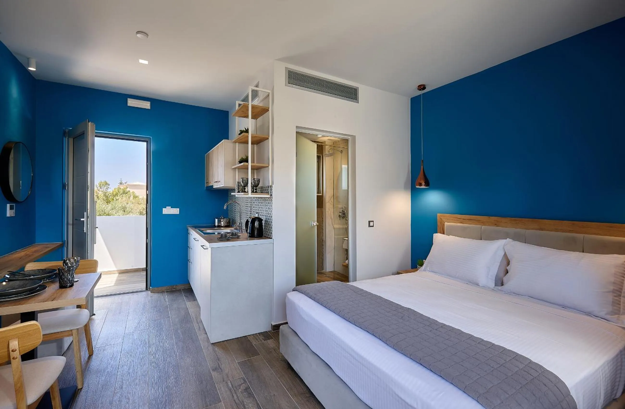 Bed in Theasea Stylish Residences