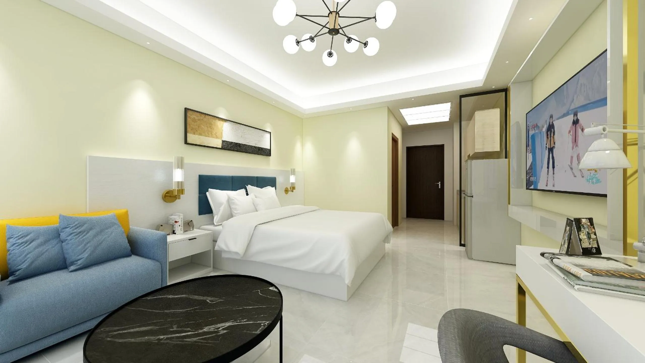 Bed in Foshan Laide Apartment