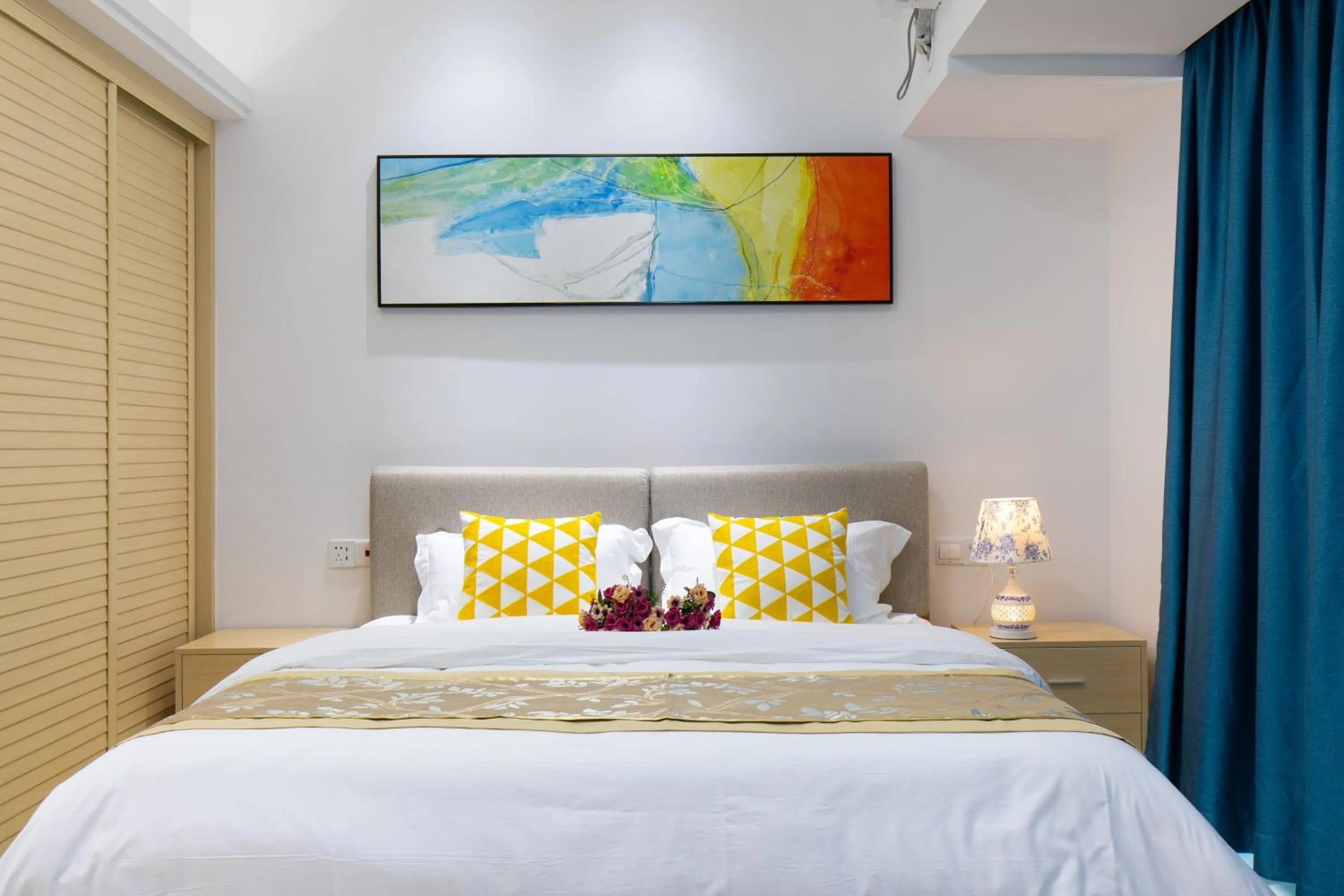 Bed in Foshan Laide Apartment