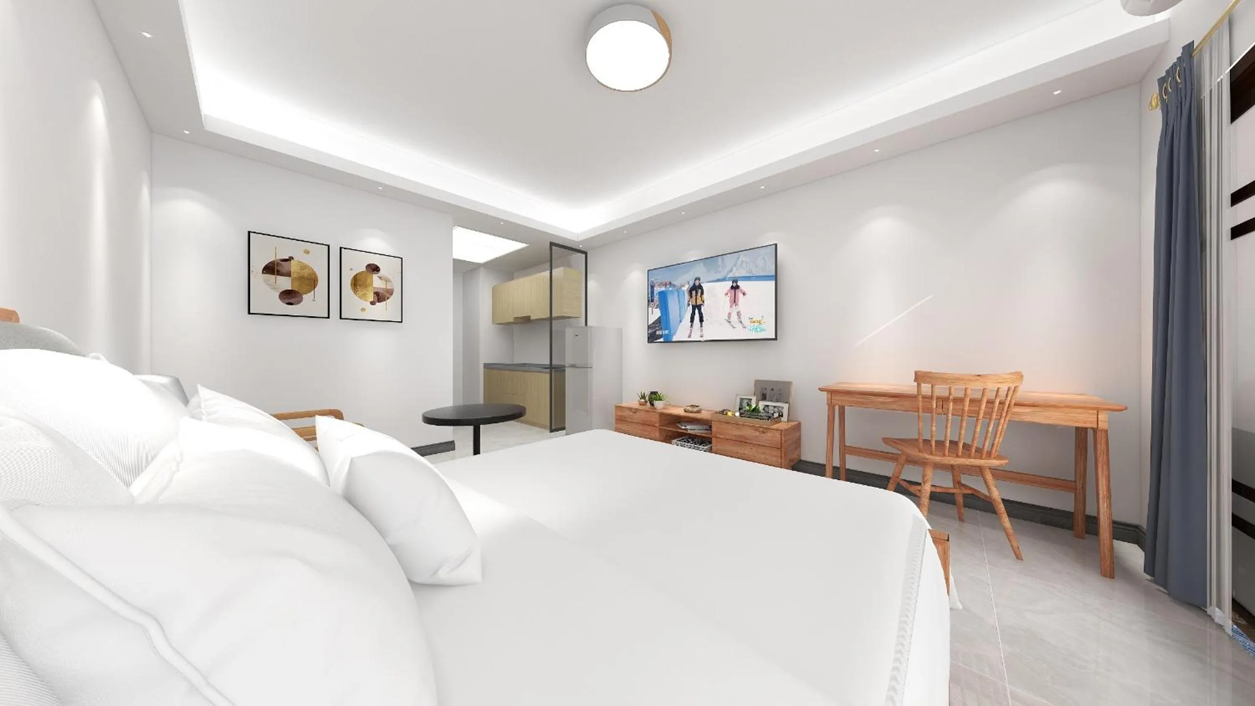 Bed in Foshan Laide Apartment