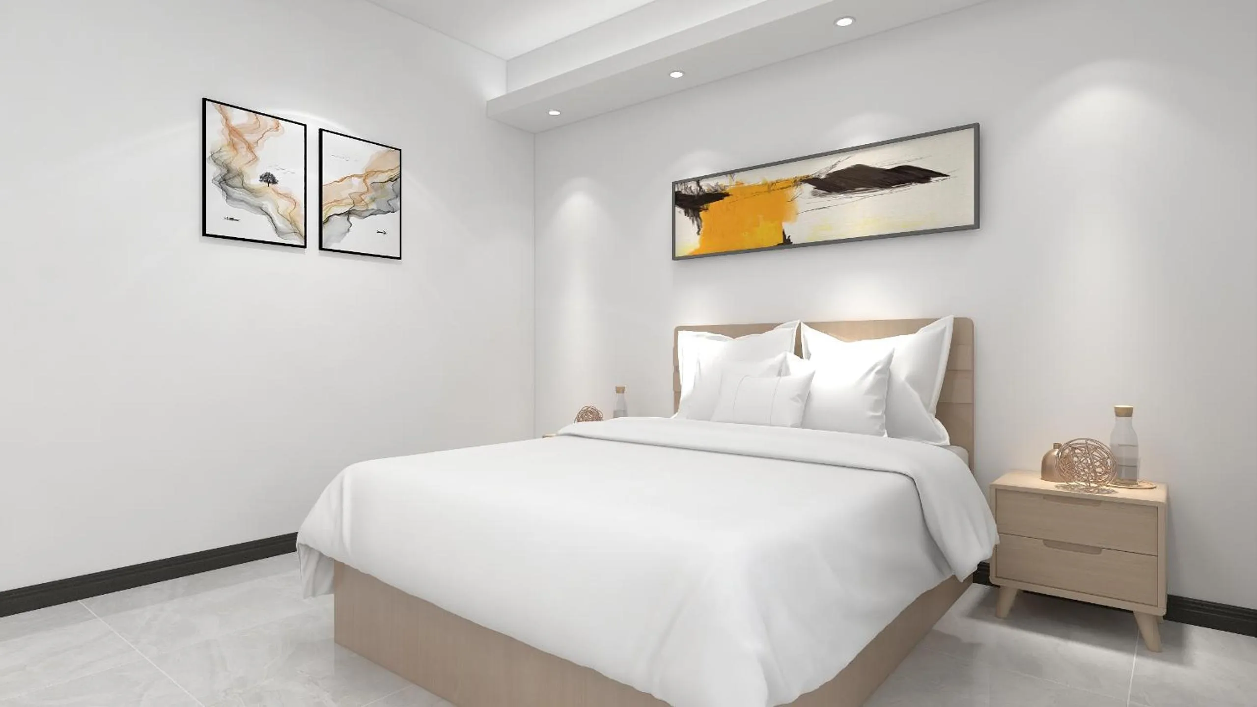 Bed in Foshan Laide Apartment