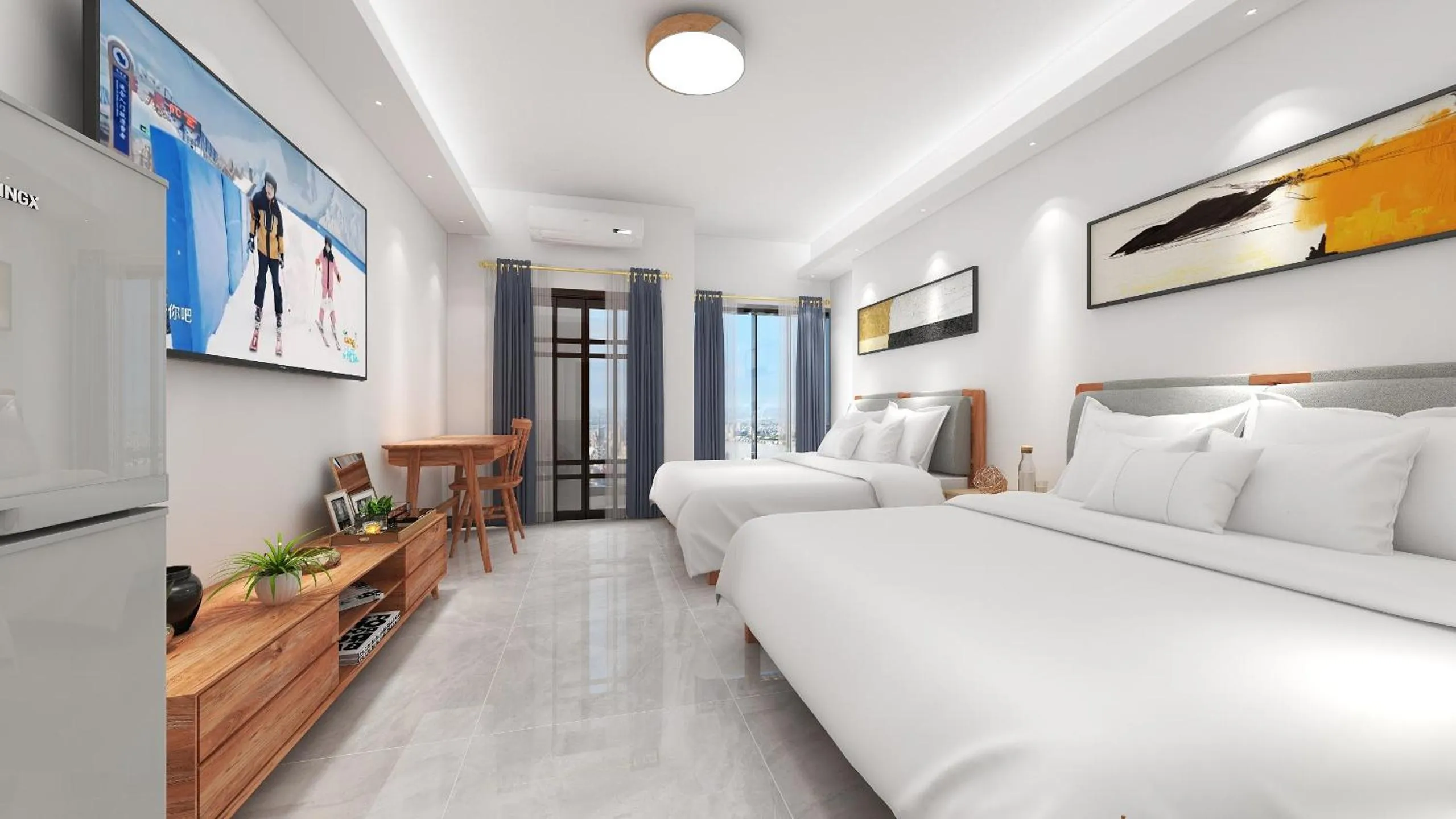 Bed in Foshan Laide Apartment