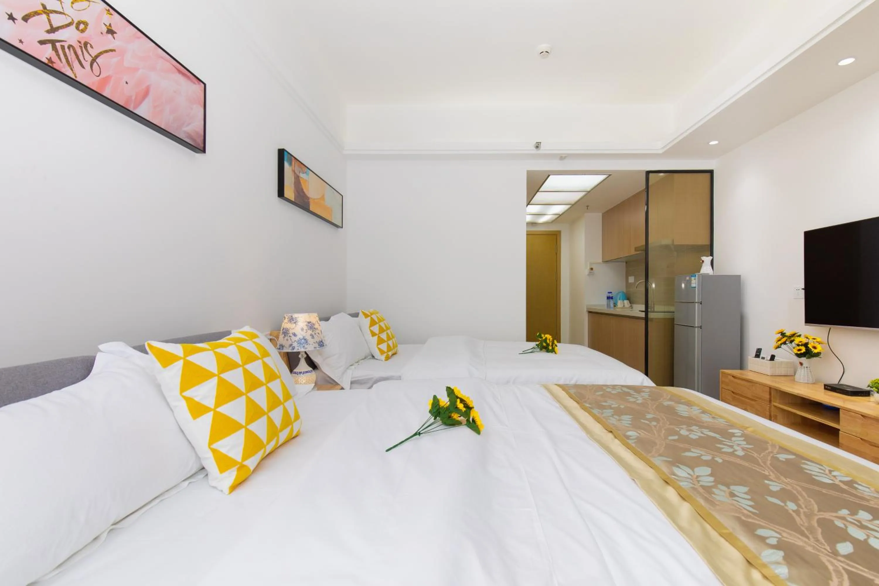 Bed in Foshan Laide Apartment