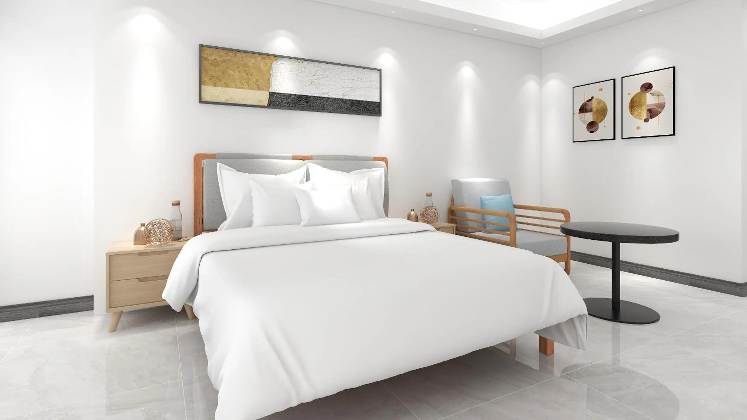 Bed in Foshan Laide Apartment