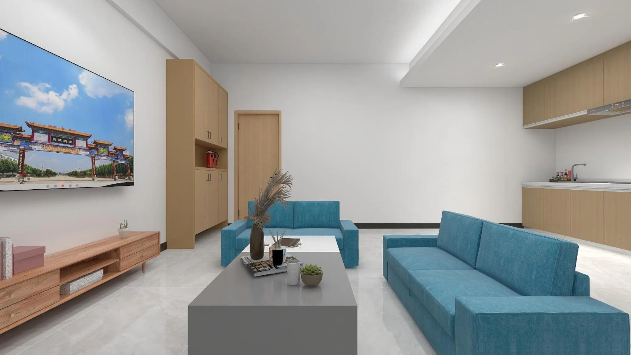 TV and multimedia in Foshan Laide Apartment