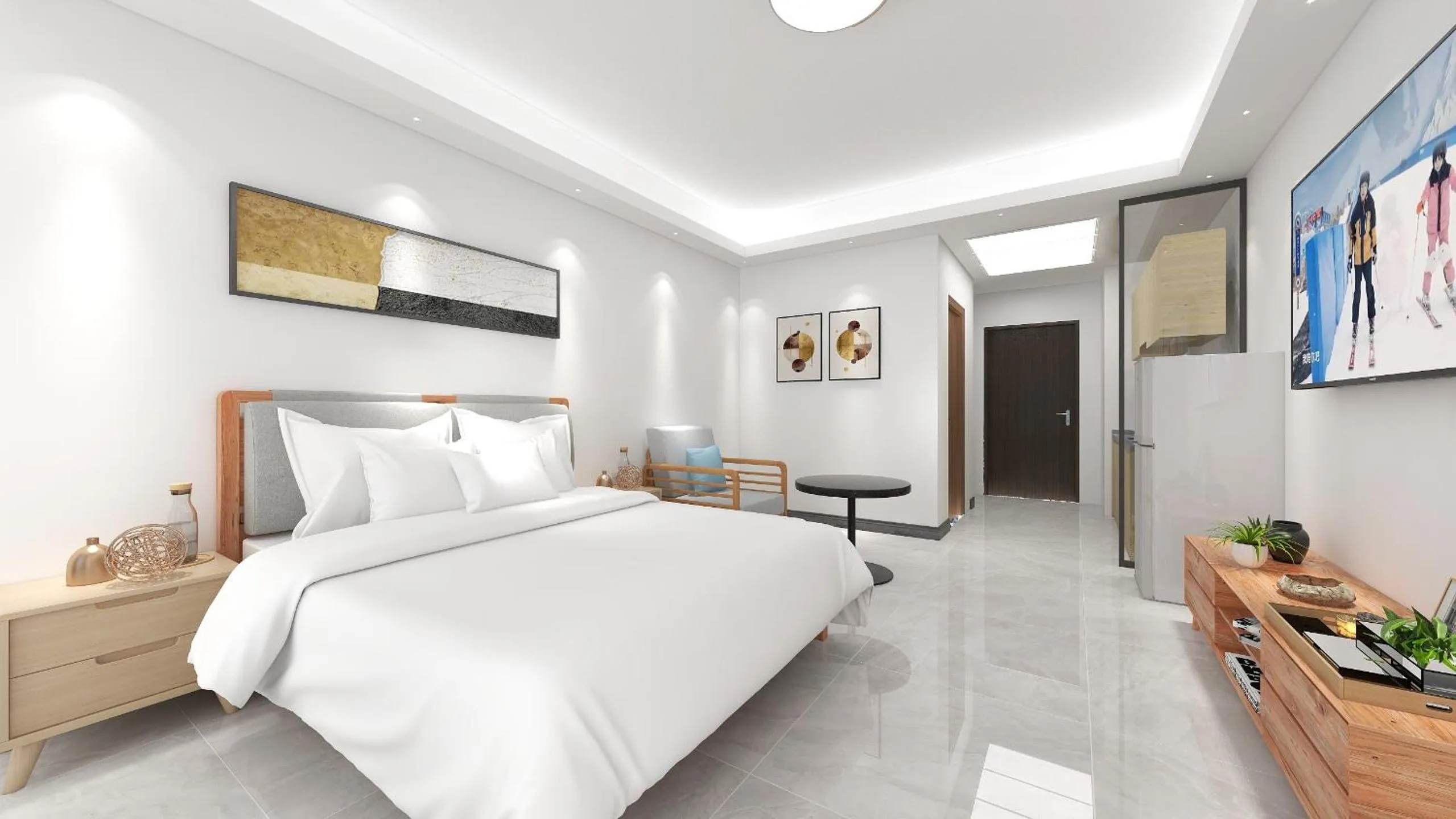 Bed in Foshan Laide Apartment