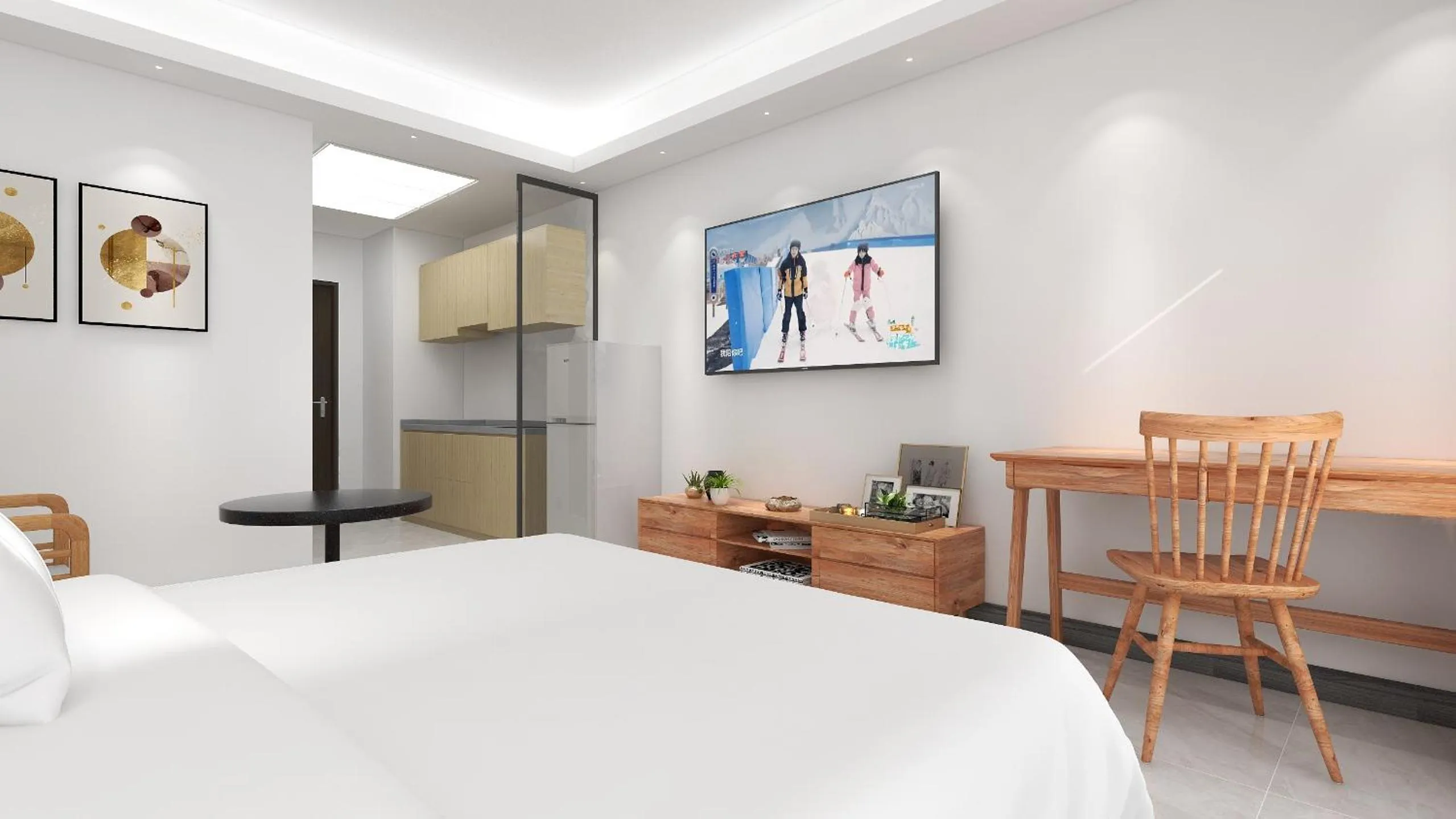 Bed in Foshan Laide Apartment