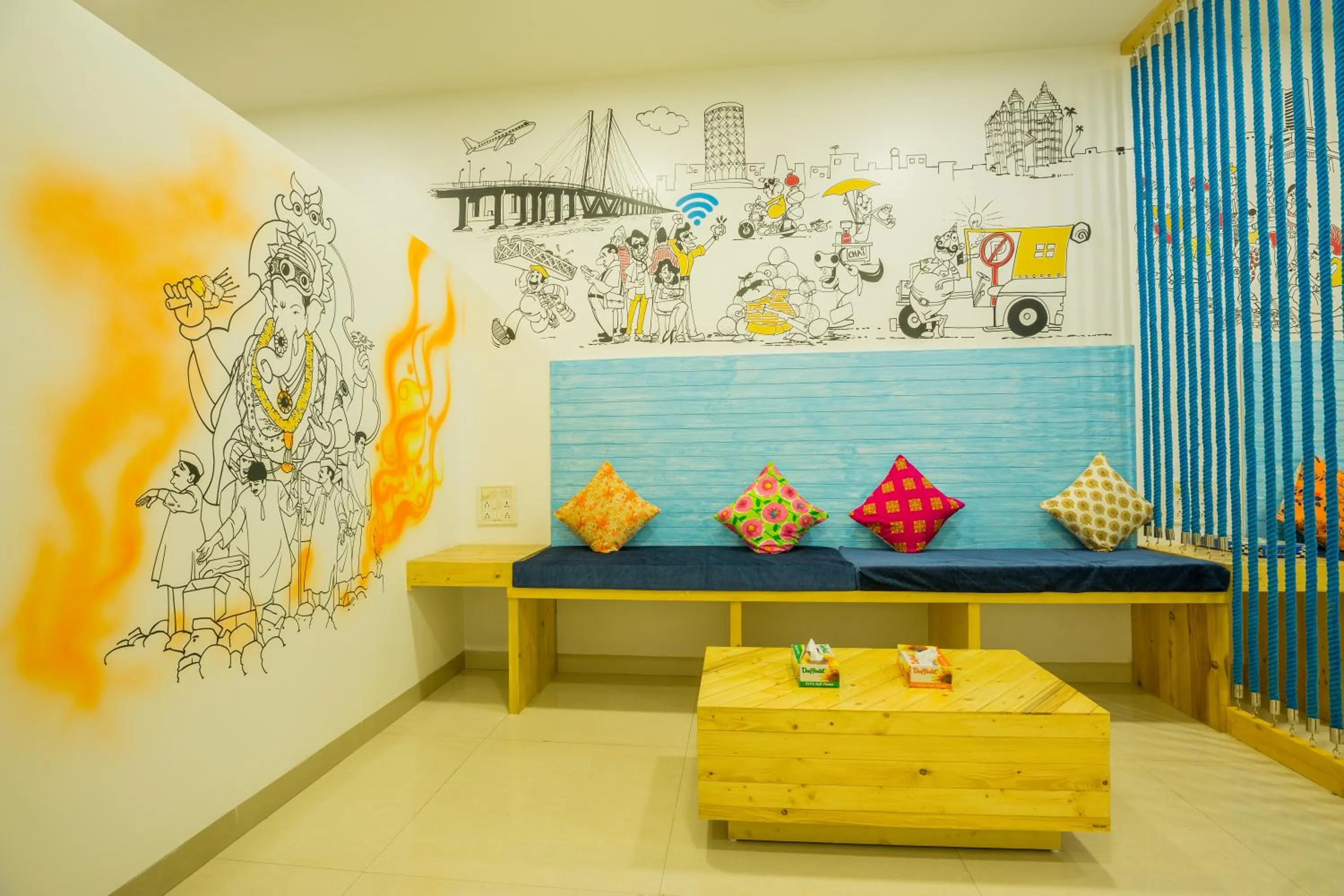 Library in Nap Manor Hostels