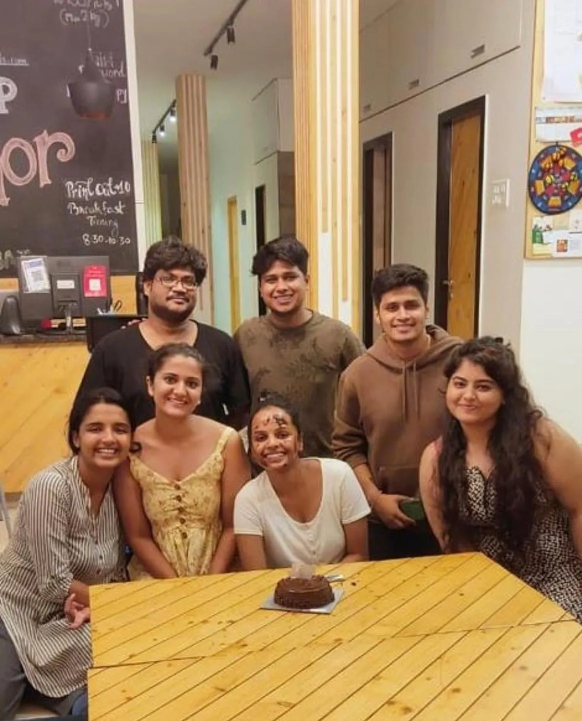 group of guests in Nap Manor Hostels